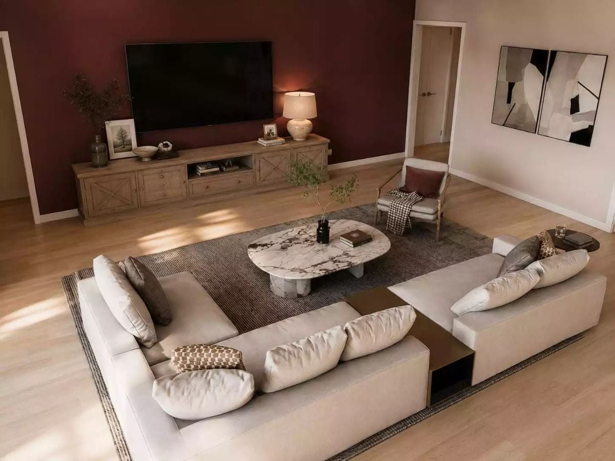 Sunken-Feel Sectional Setup That Makes Leaving the Couch Feel Irresponsible