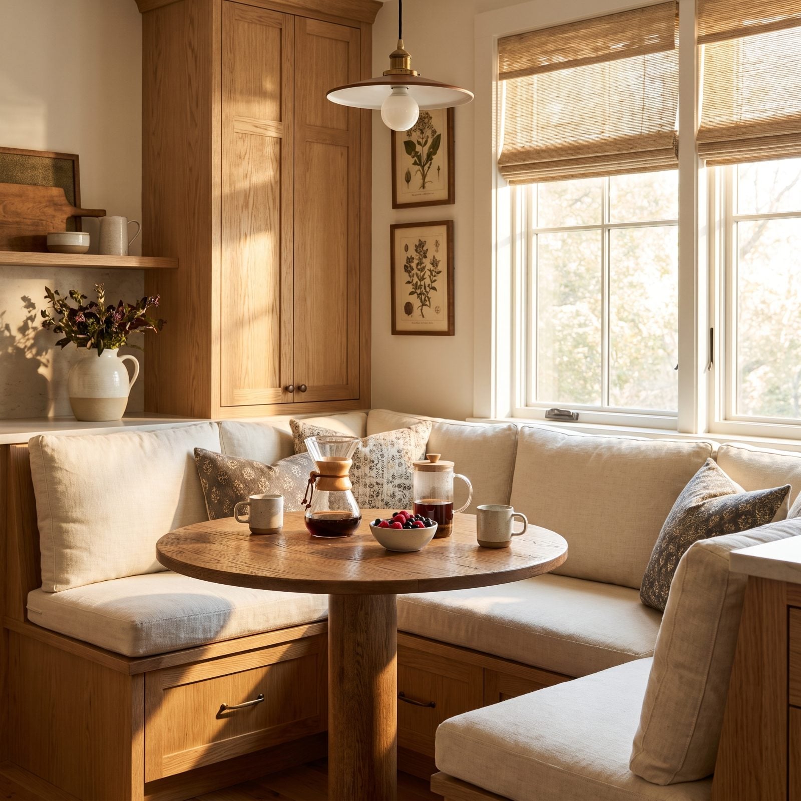 A Built-In Dining Banquette