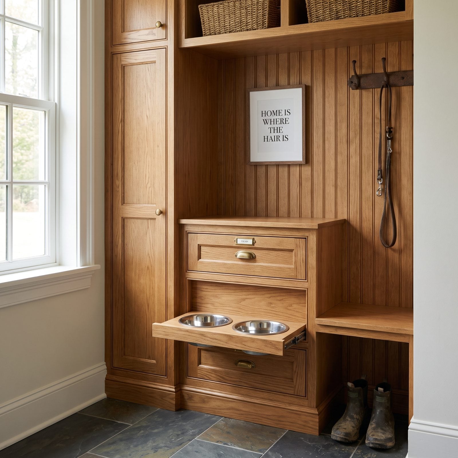 A Built-In Pet Station That Reclaims the Chaos