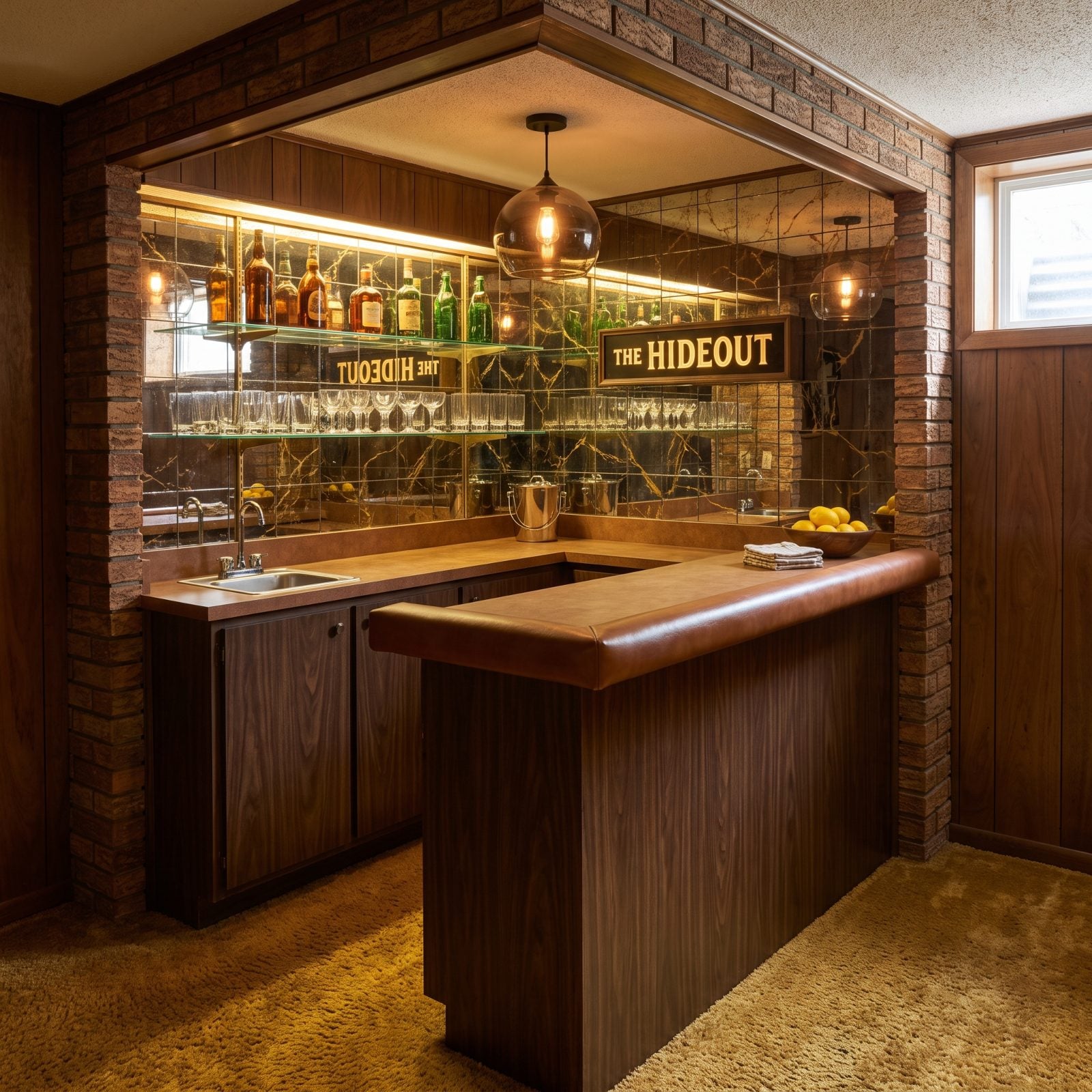 The Built-In Wet Bar Used for Every Family Party