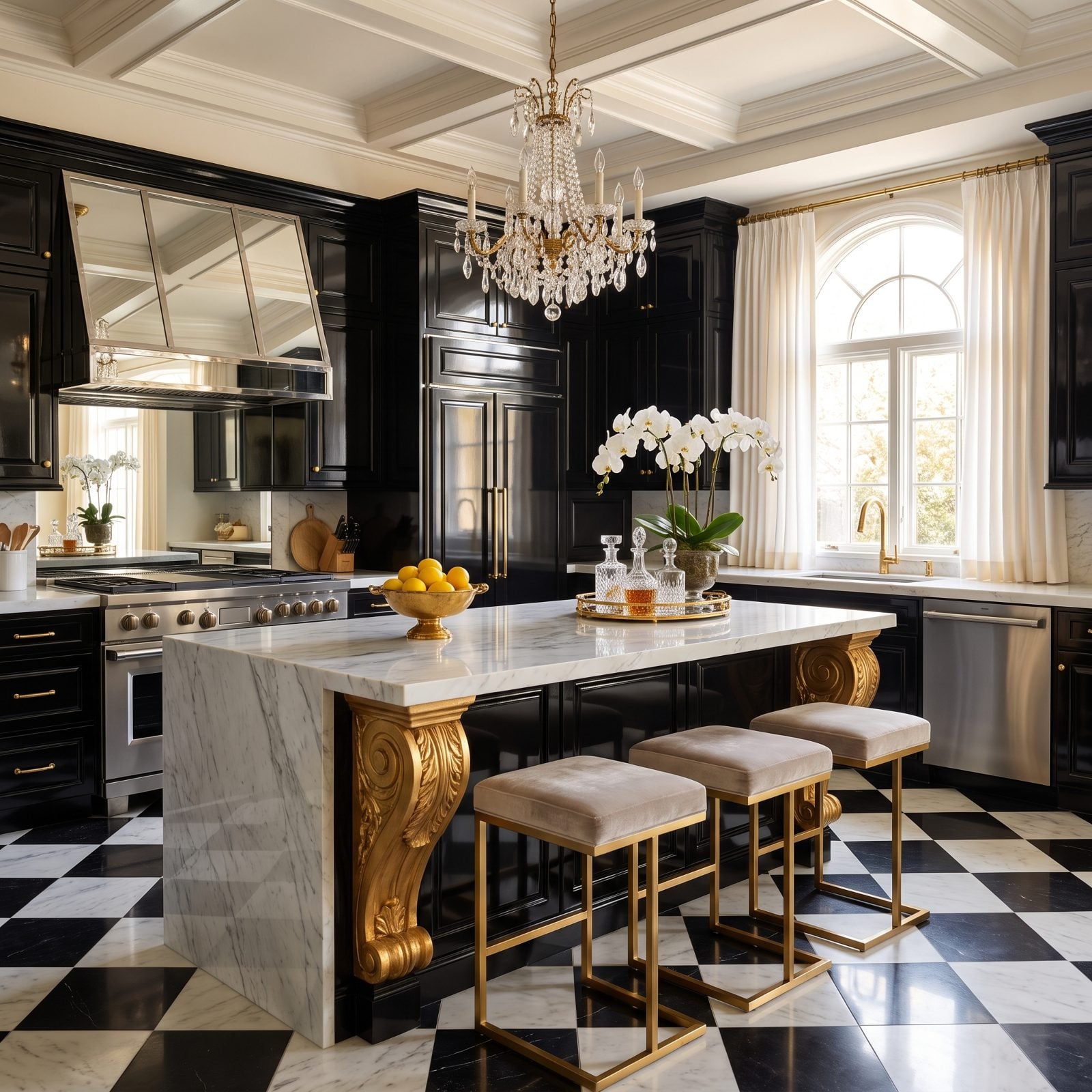 Bulky Corbels That Clip Everyone's Knees