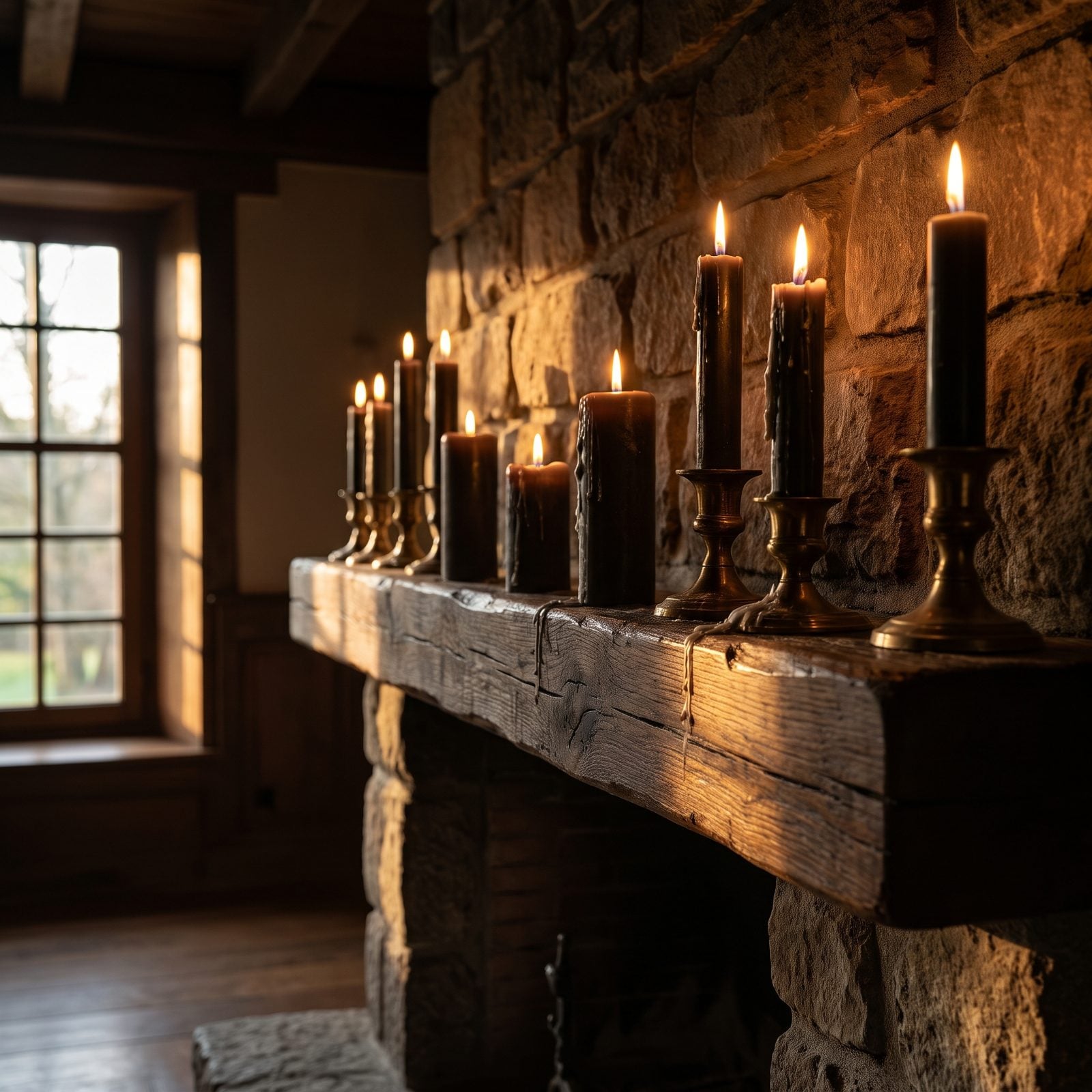 Candlelight on the Mantel