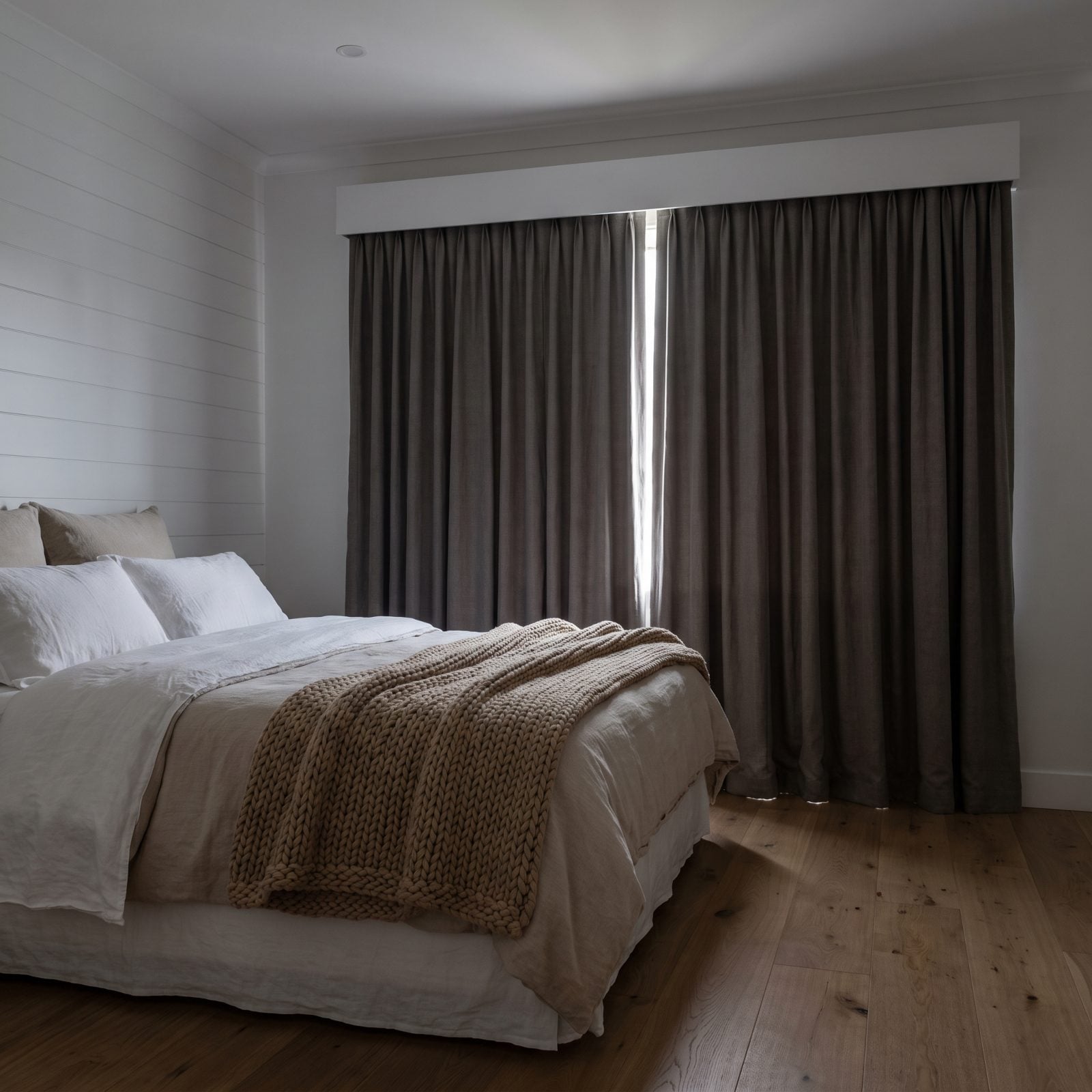 Cap Your Blackout Drapes With a Pelmet to Kill the Light Halo