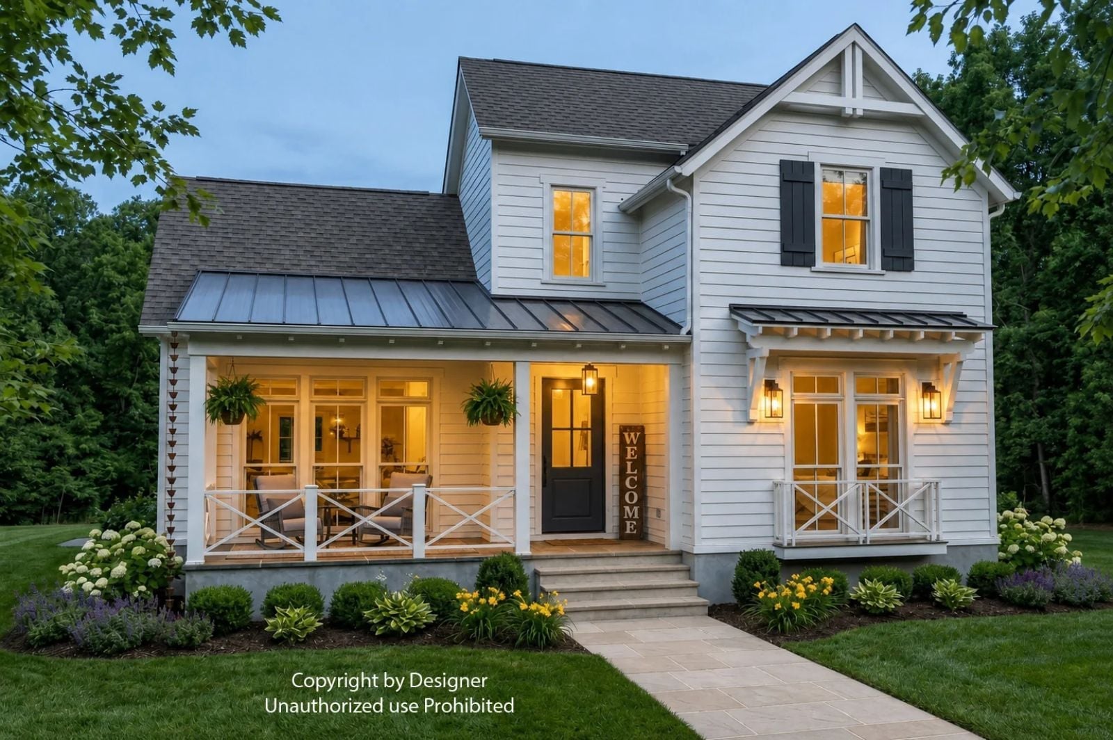 Caroline 4-Bedroom Modern Farmhouse with Main-Floor Primary Designed for Families Who Actually Like Spending Time Together (Floor Plan)