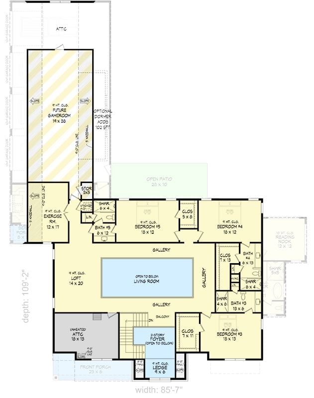 Floor Plan - Second Floor