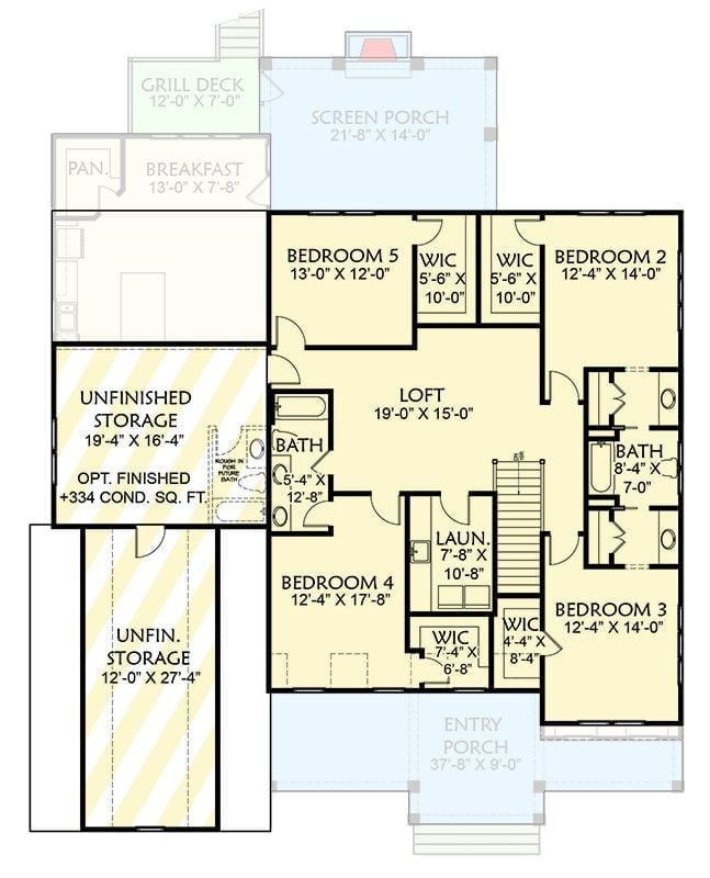 Floor Plan - Second Floor