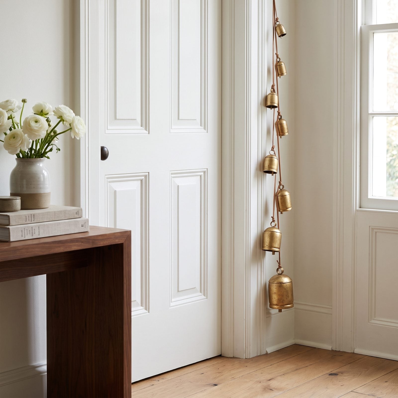 A Cascade of Brass Bells Down One Side
