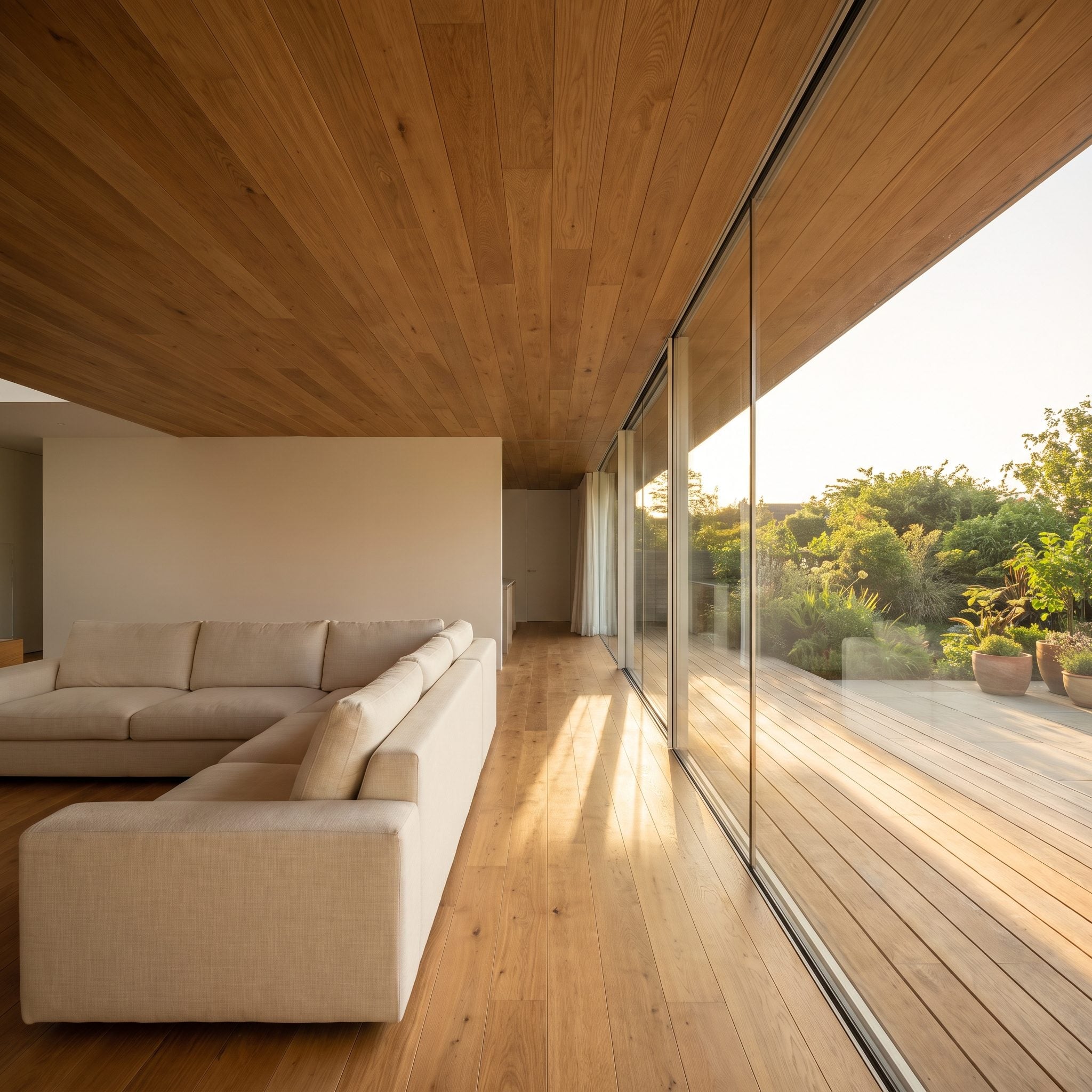 The Ceiling That Runs Straight Out Into the Garden