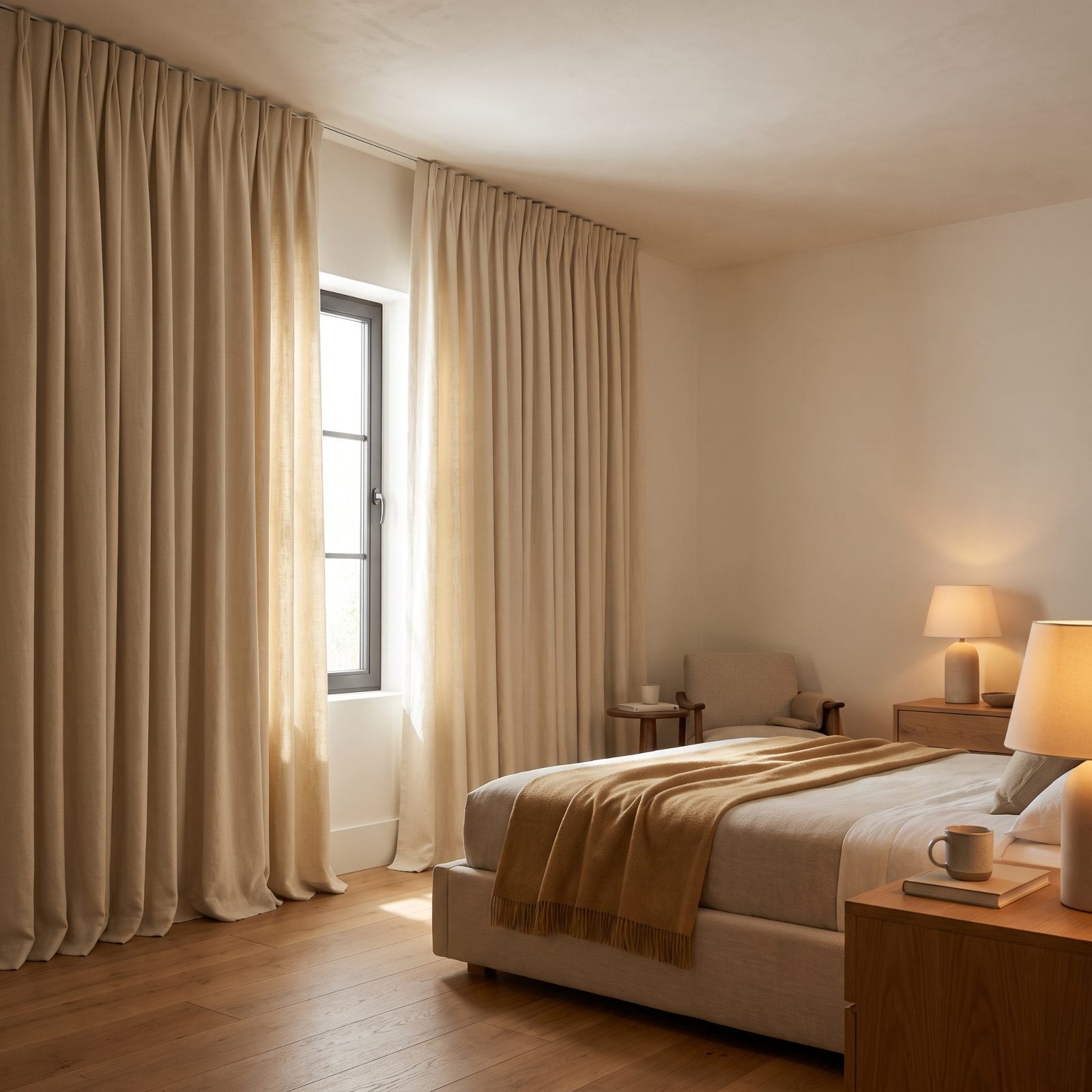 Ceiling-Track Blackout Curtains That Actually Go Dark
