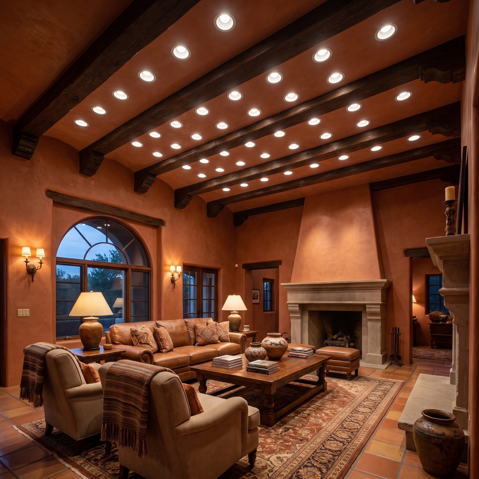 Ceilings Punched Full of Recessed Lights in a Rigid Grid