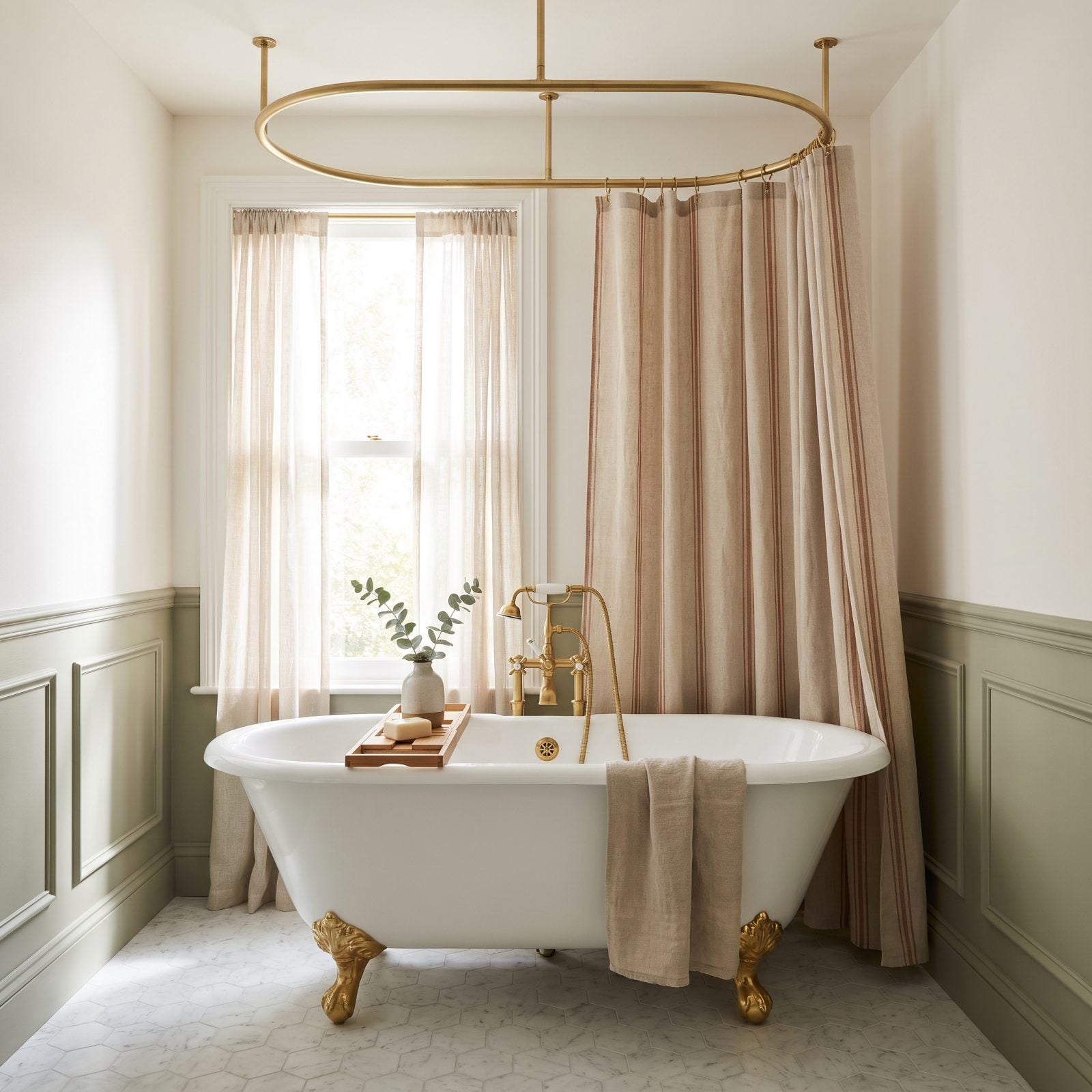 The Clawfoot Tub, Curtain and All
