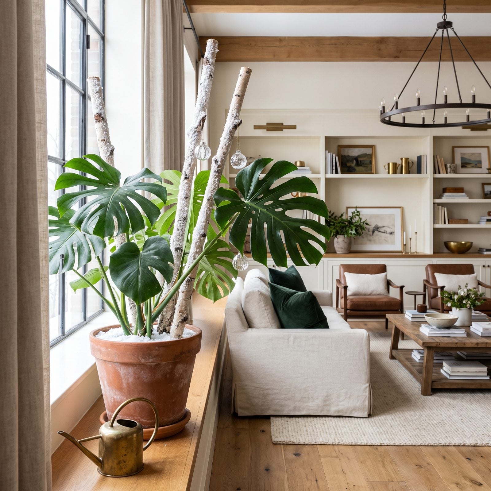 Clip Snowy Branches Into Your Existing Houseplants
