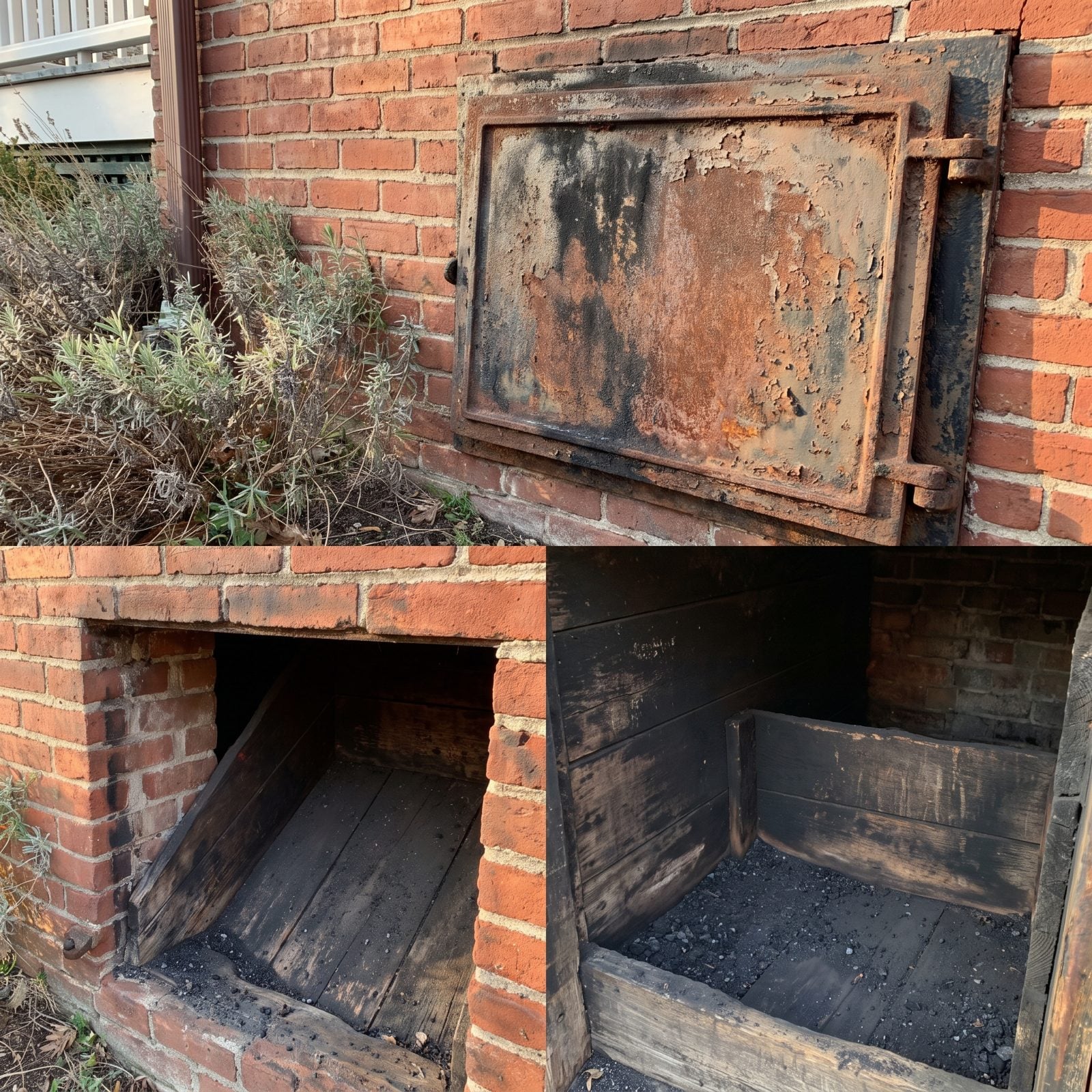 A Coal Chute Beside the Basement