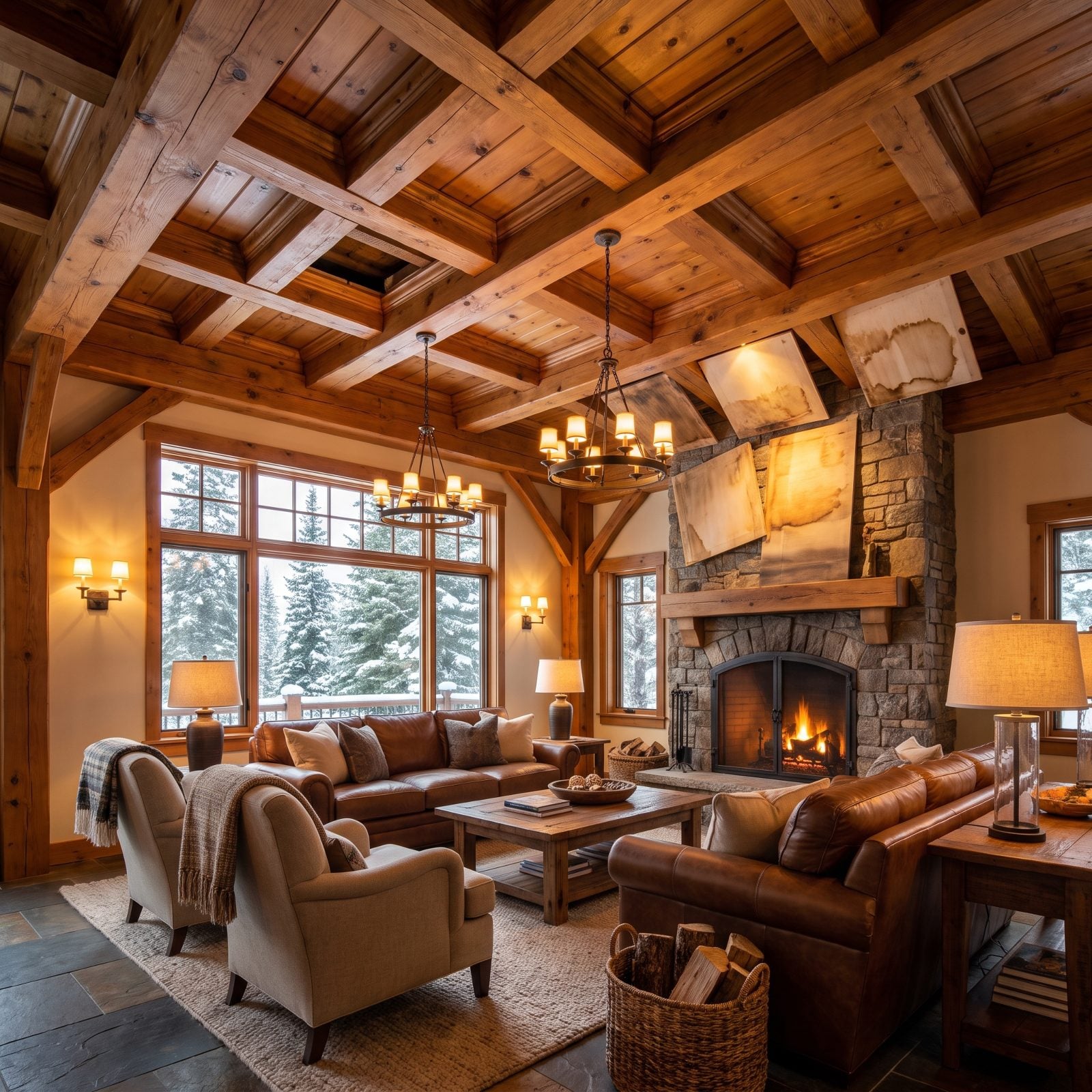 Coffered Wood Ceilings: Repair the Grid, Keep the Grandeur