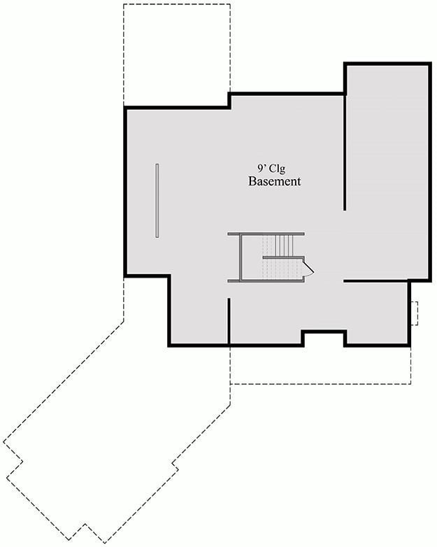 Floor Plan 3 - The Collier 4-Bedroom Modern Farmhouse with Game Room Designed for Families with Teenagers Who Need TheaFloor Plan - Basementir Own Wing