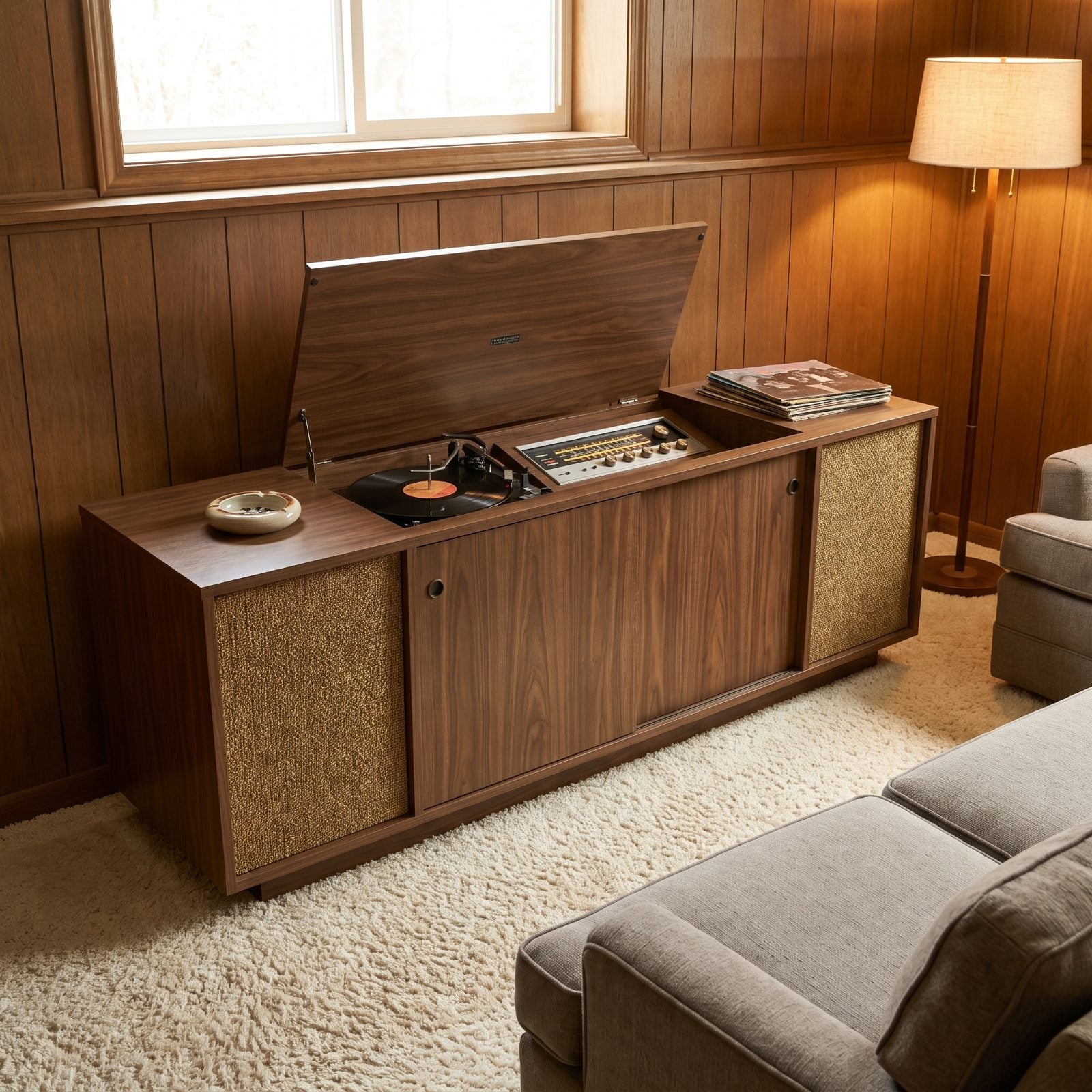 The Combination Stereo Console Disguised as Furniture