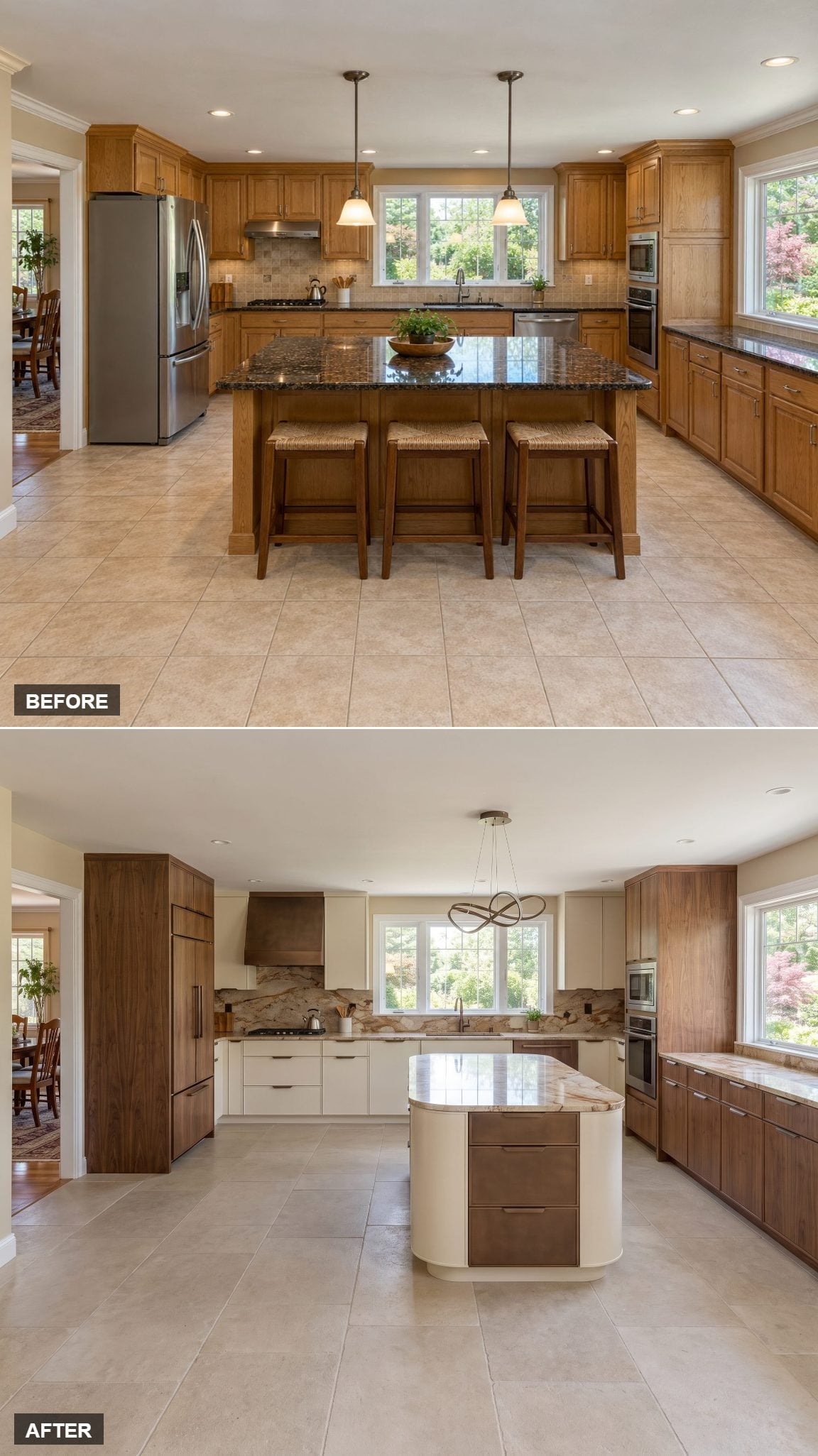Compact Breccia Island, Suddenly a Wider Aisle
