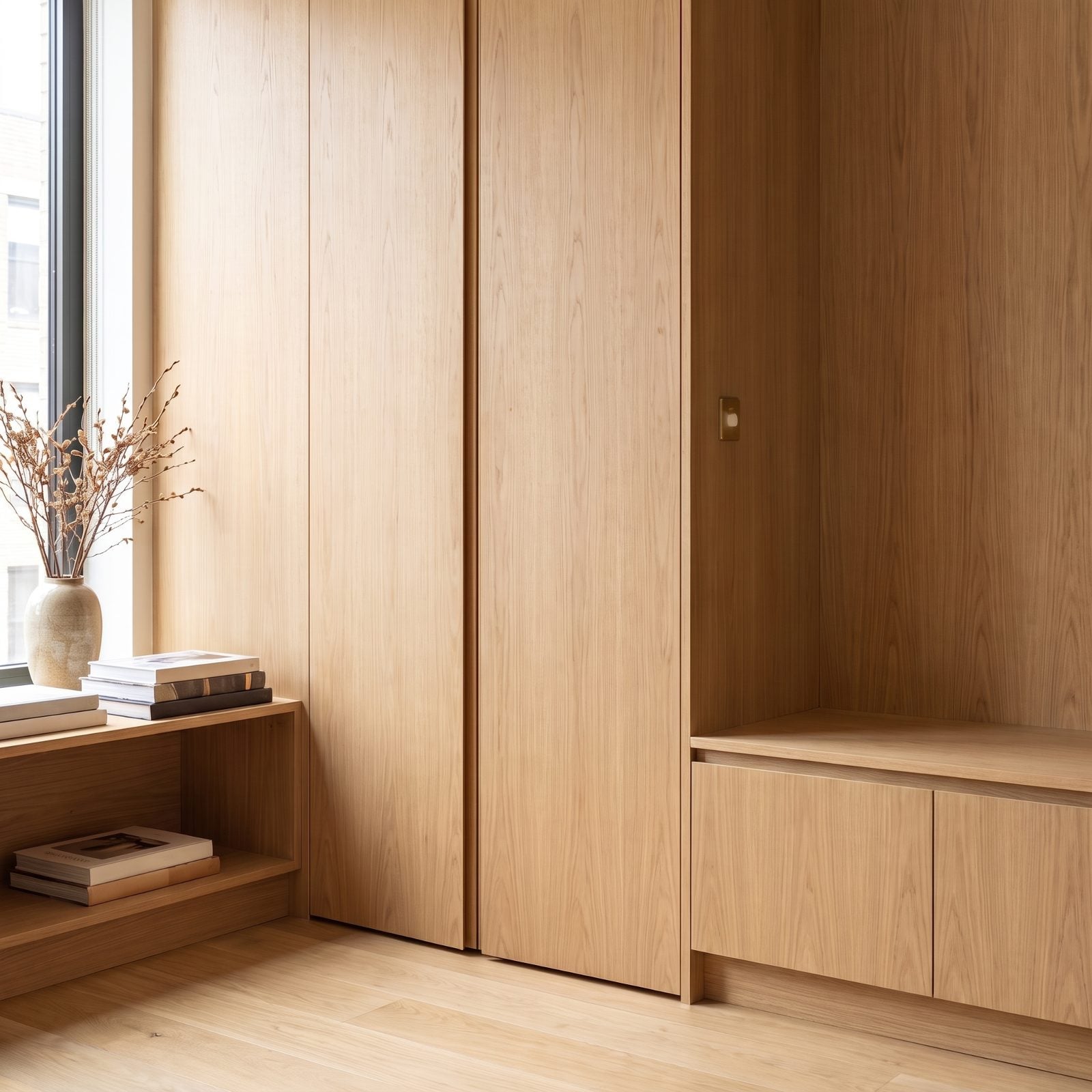 A Concealed Media and Cable Cabinet