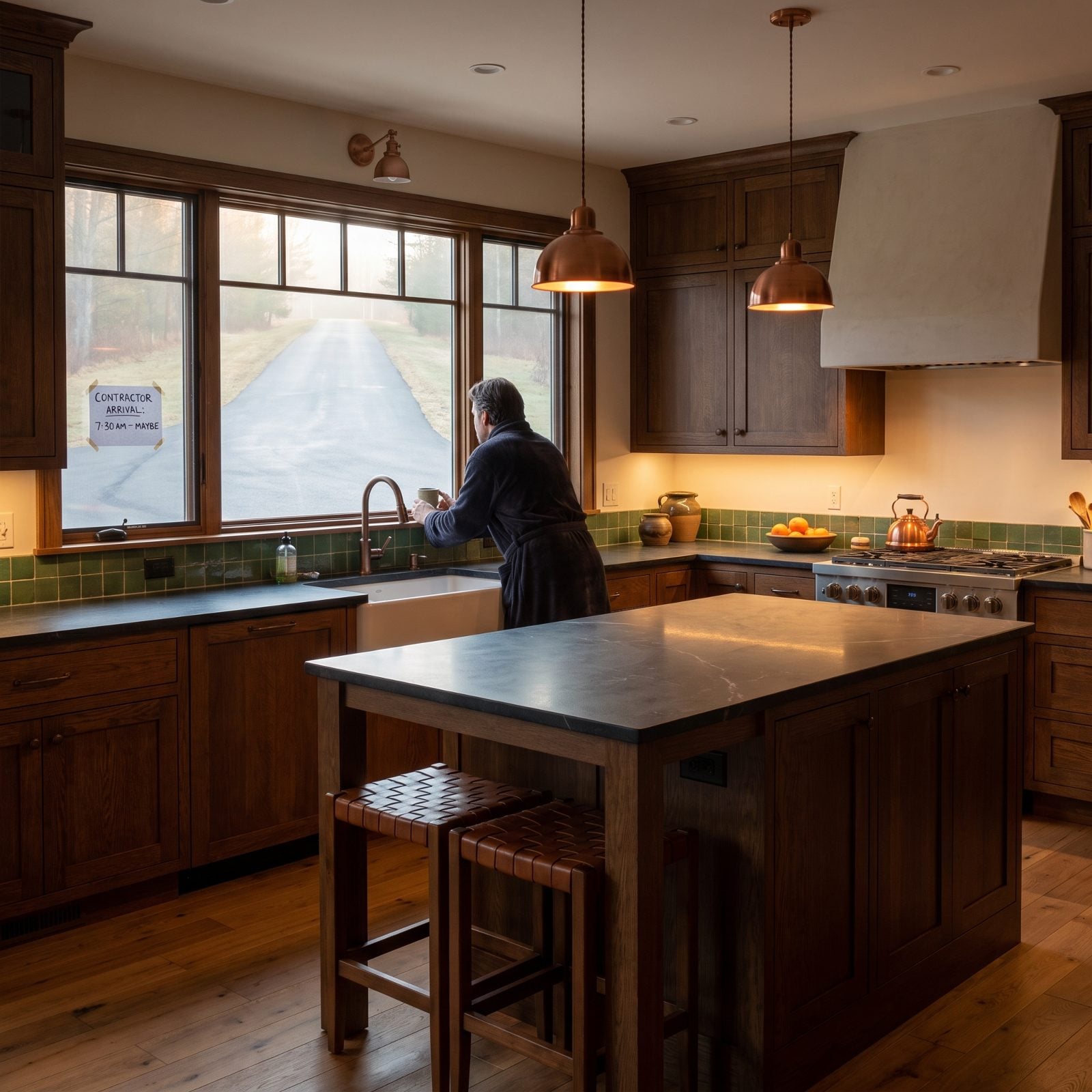 The Contractor's Arrival Time Becomes Your Morning Forecast