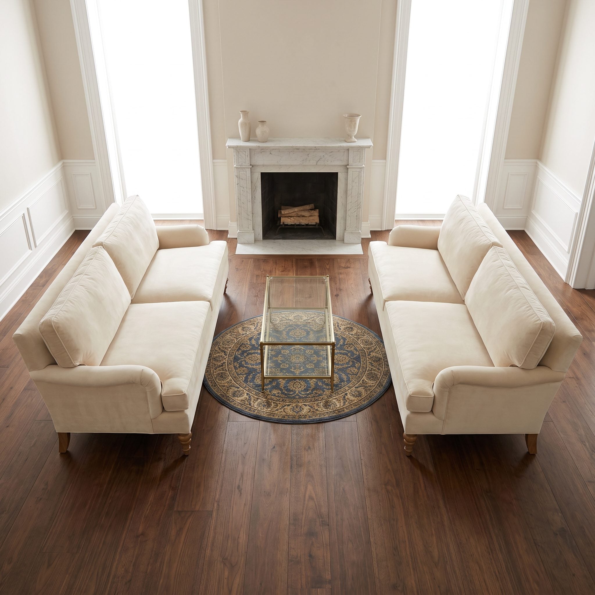 Conversation Salon: Two Sofas, One Composition