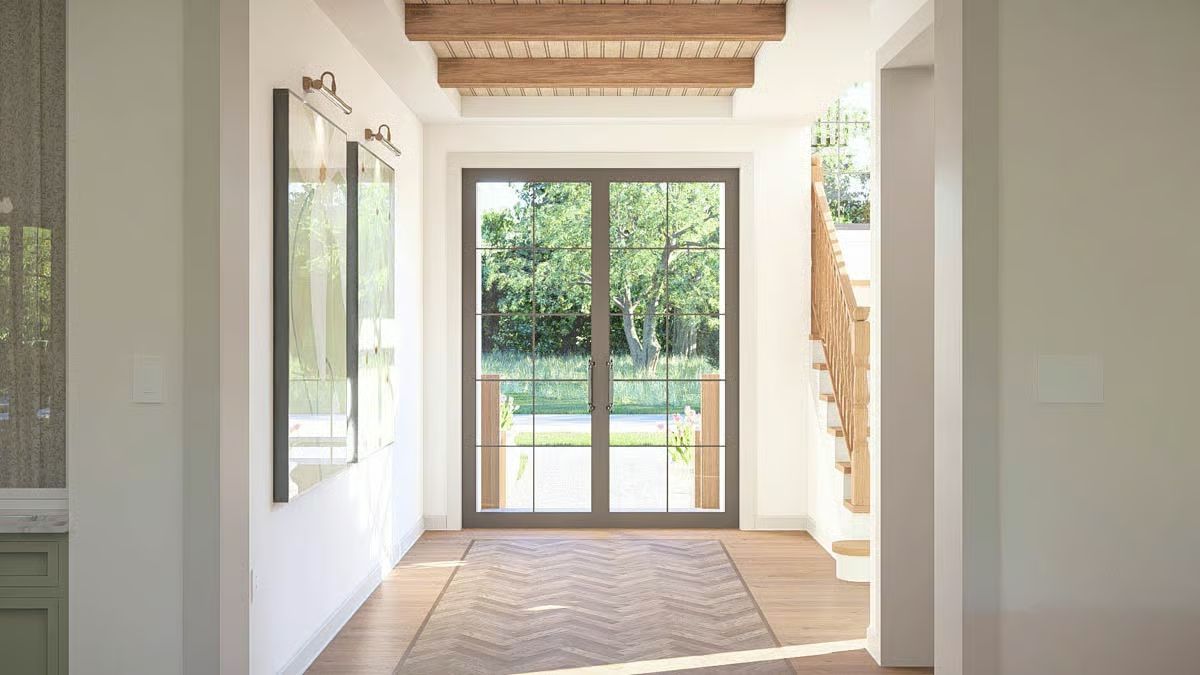 French Doors That Actually Earn Their Keep in an Entry Hall