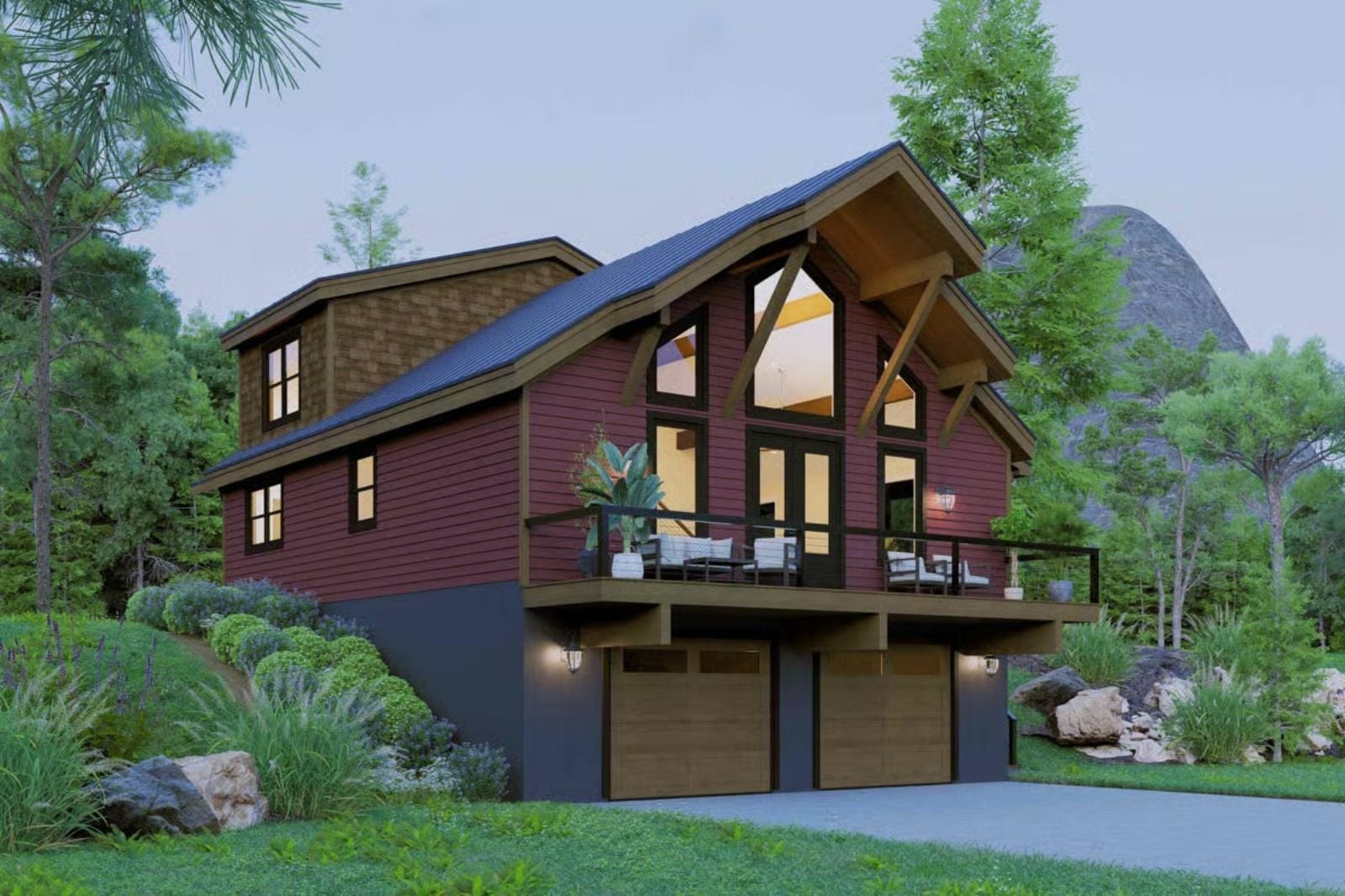 Cranberry Ridge 3-Bedroom Contemporary Mountain with Vaulted Great Room Designed for Couples Who Want a Home That Feels Like Vacation (Floor Plan)