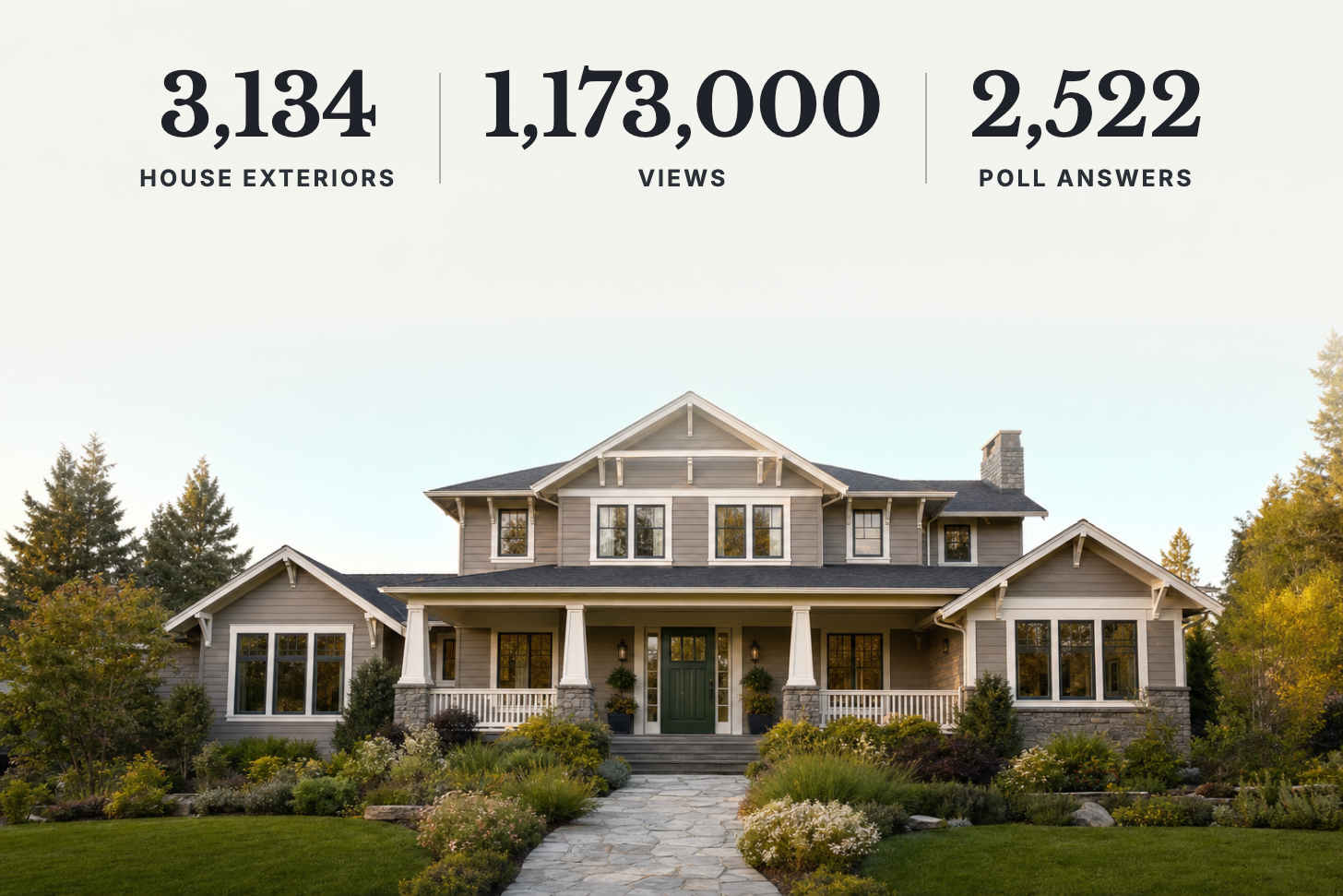 I Analyzed 3,134 House Exteriors to Find Out What Curb Appeal Really Means - by the numbers