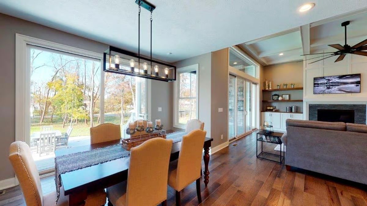 Warm Wood Floors, Open Sightlines, and a Dining Room Built for Long Dinners
