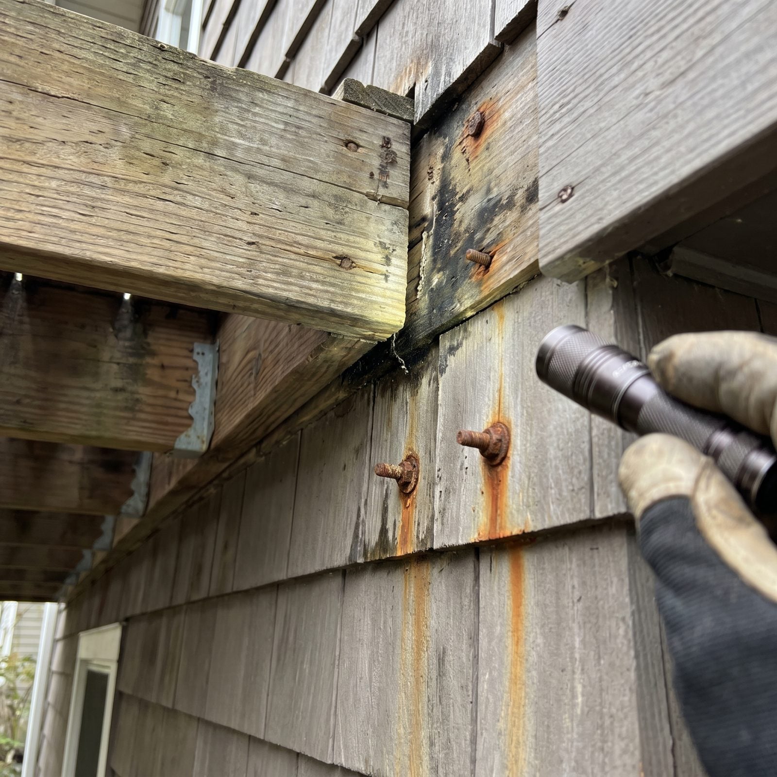 A Deck Ledger Pulling Away From the House