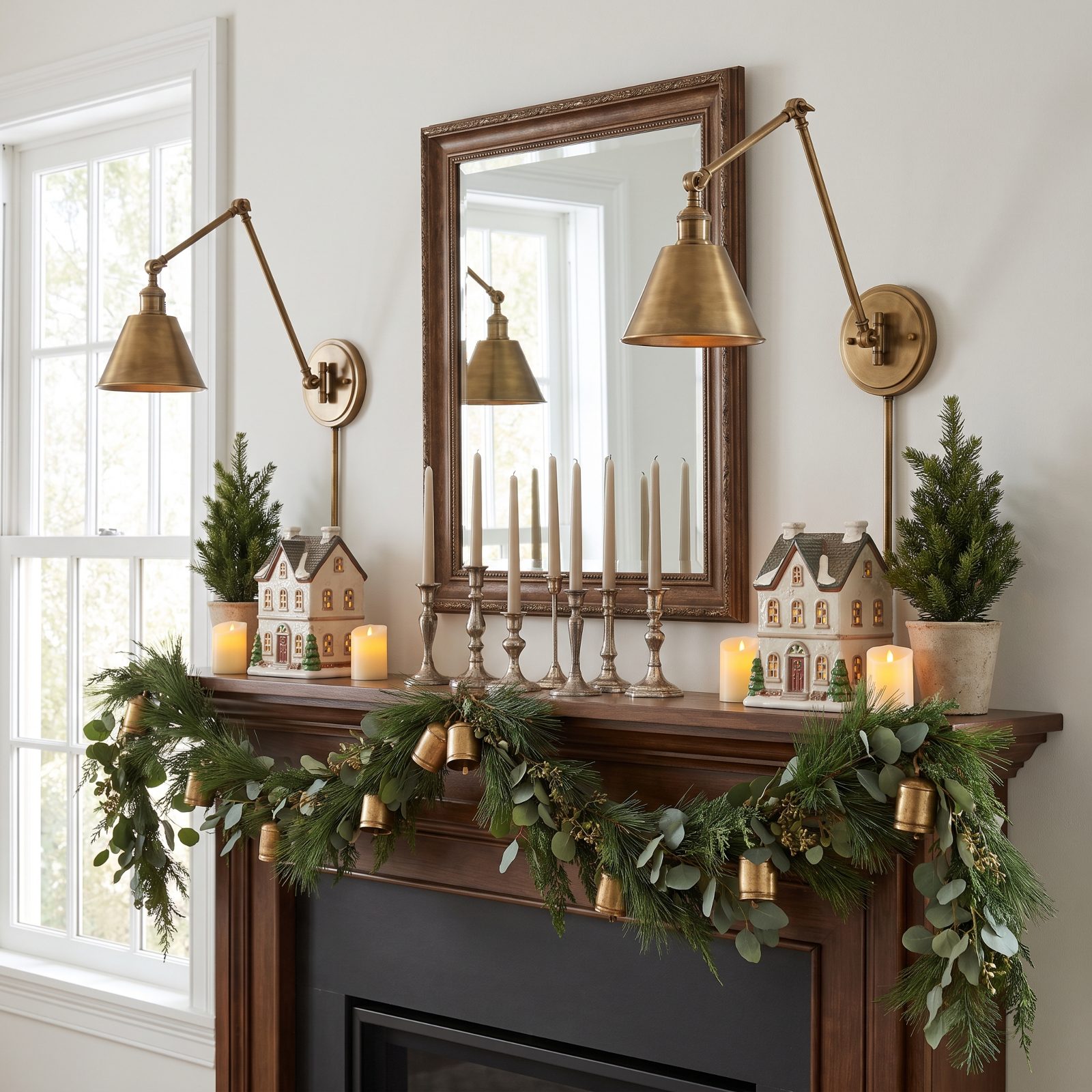 Decor Aligned With Existing Wall Sconces