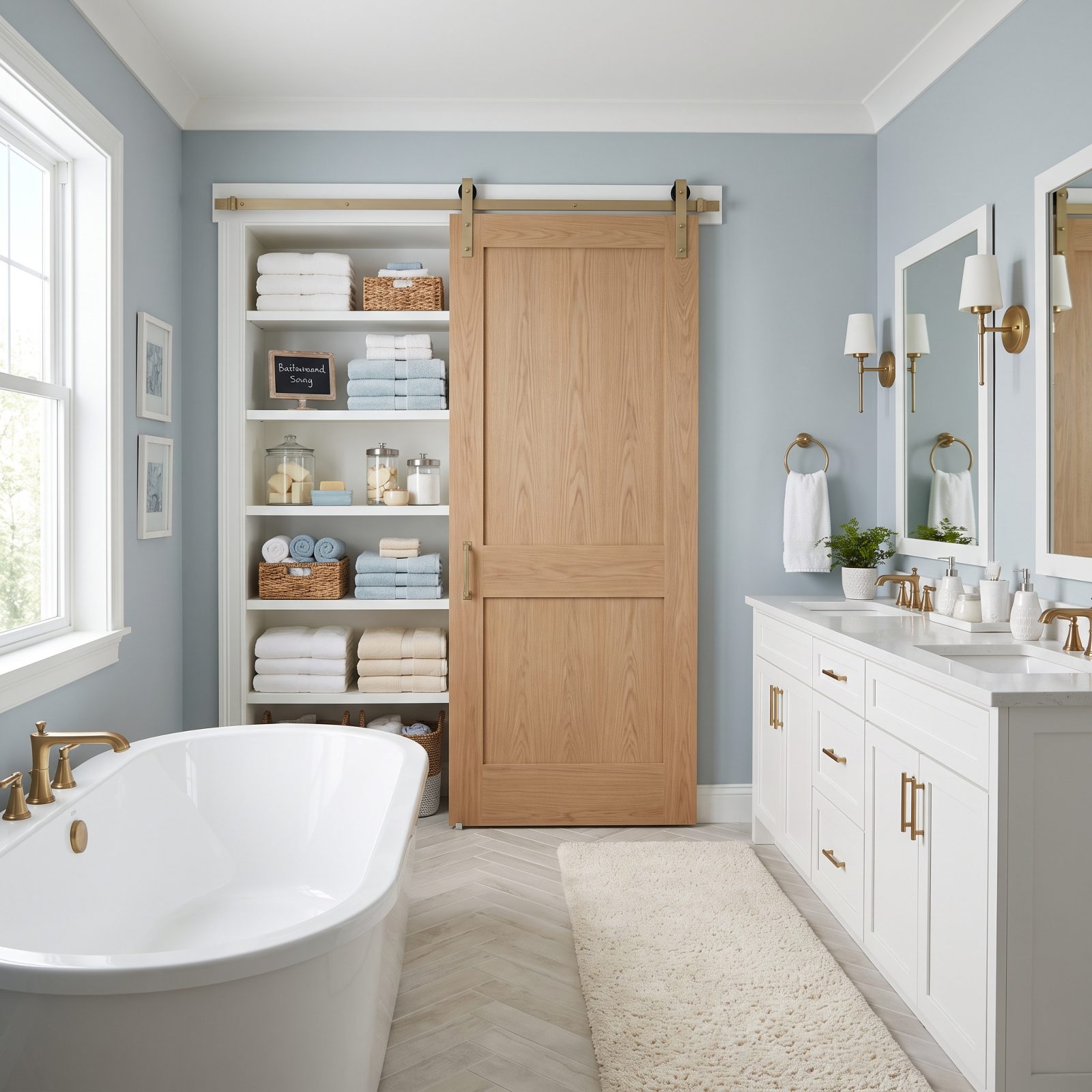 A Dedicated Linen Closet, Because Towels Have to Live Somewhere