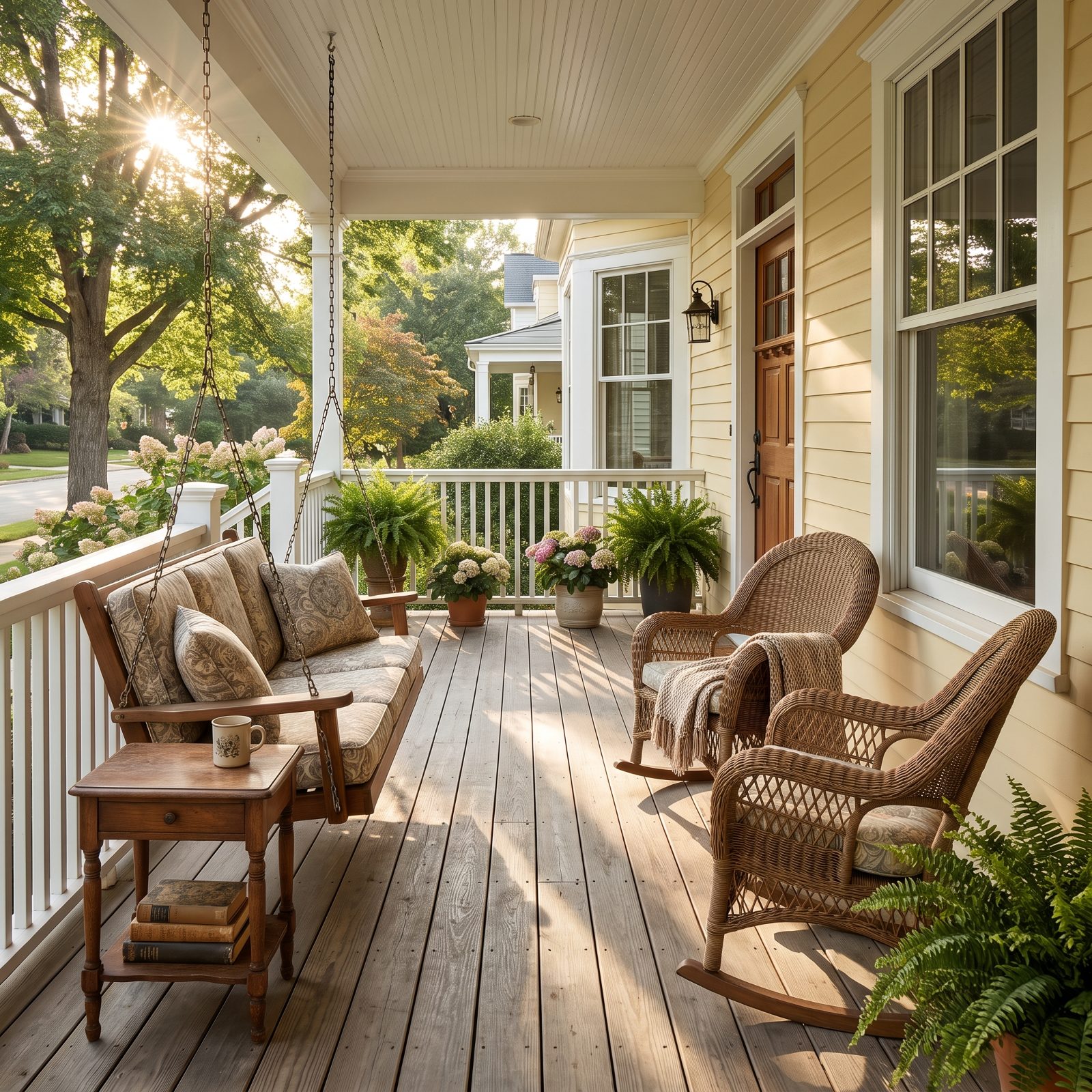 A Deep Front Porch Built for Sitting, Not Just Arriving