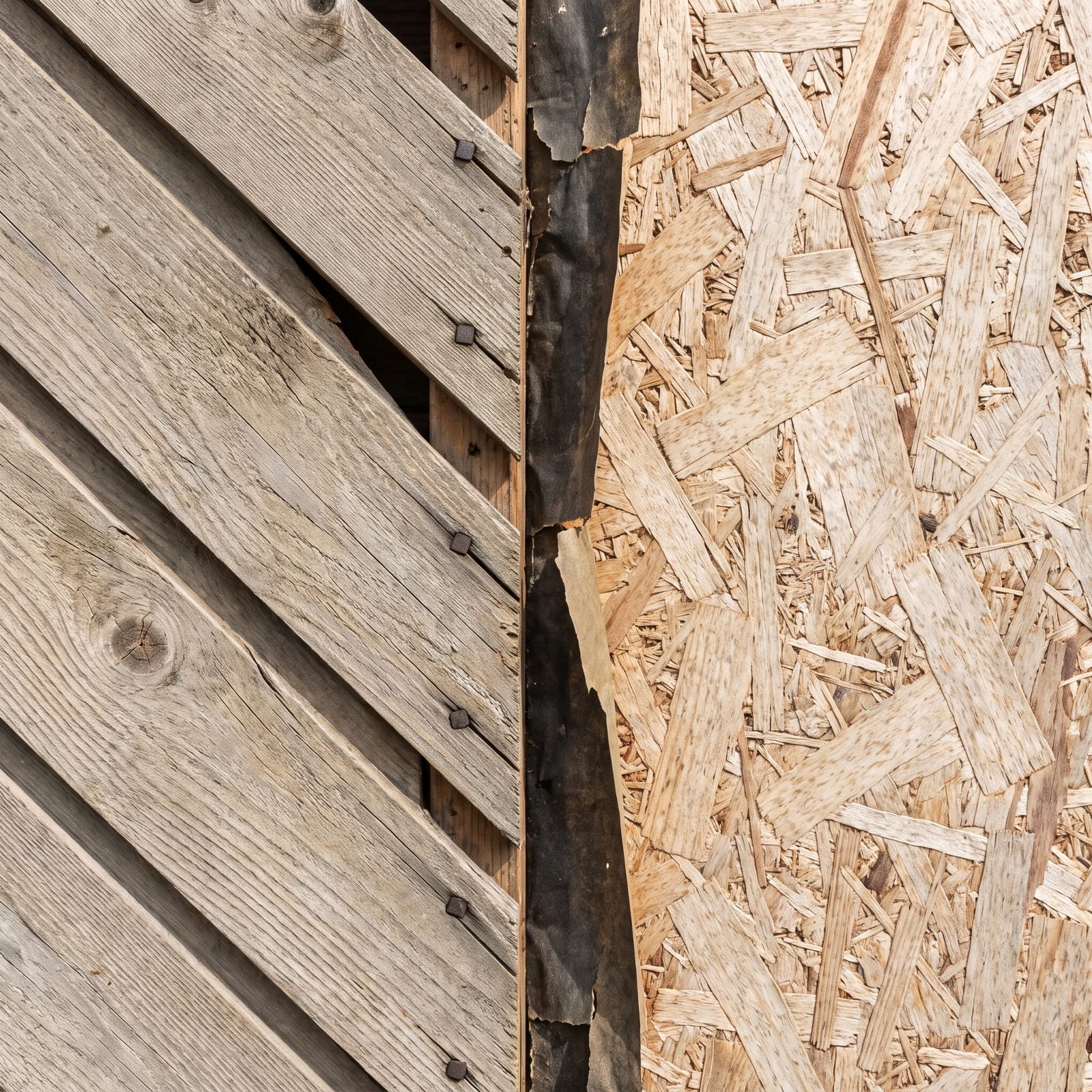 Diagonal Boards, Plywood or OSB Beneath the Siding