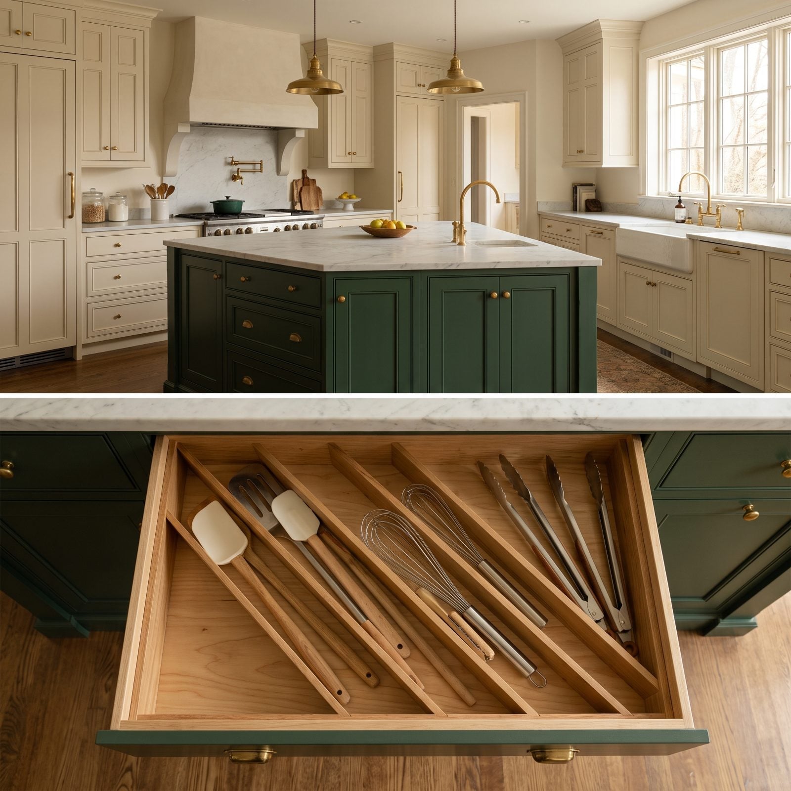 Diagonal Drawer Dividers Let Long Tools Finally Lie Flat