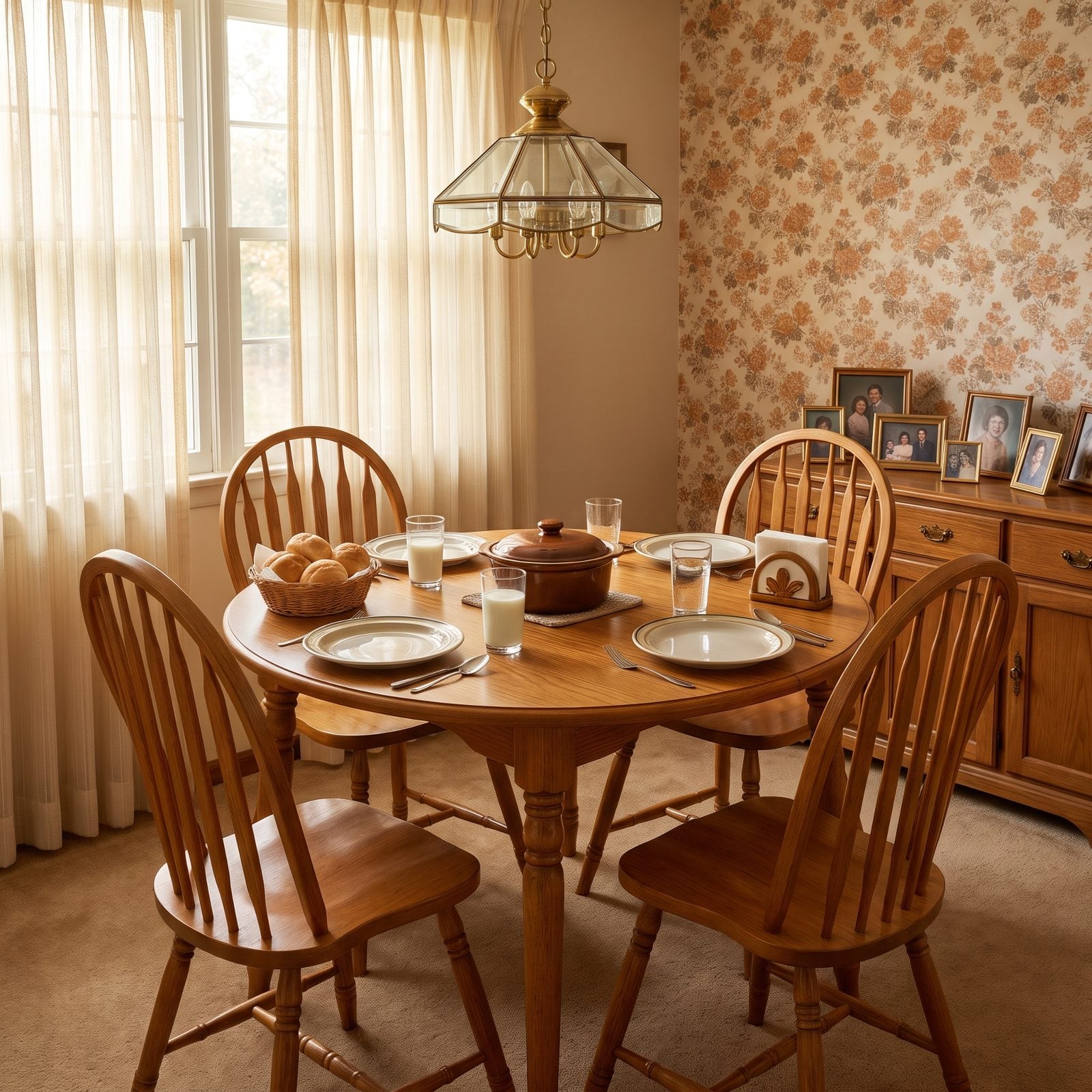 A Dinner Table Everyone Actually Sat At Together
