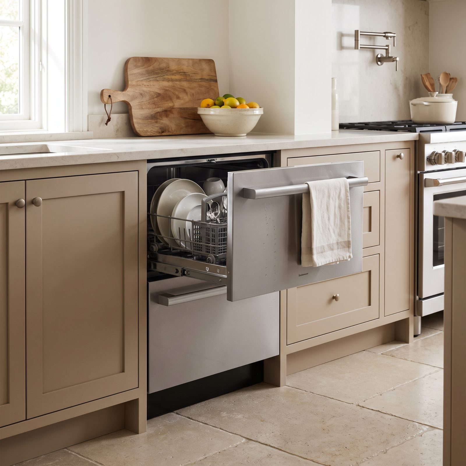 Dishwasher Drawers for Splitting the Load