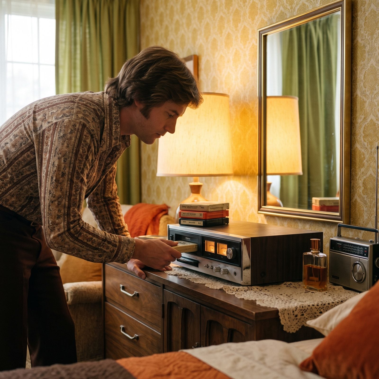 The Eight-Track Player Holding Court on the Dresser