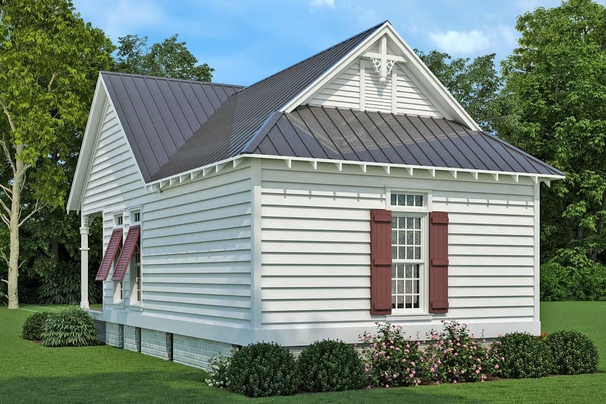 Quiet Street, Loud Character: The Side Elevation Does a Lot of Work