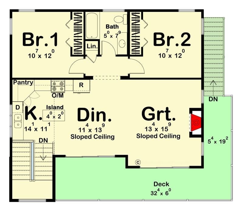 Floor Plan - Second Floor