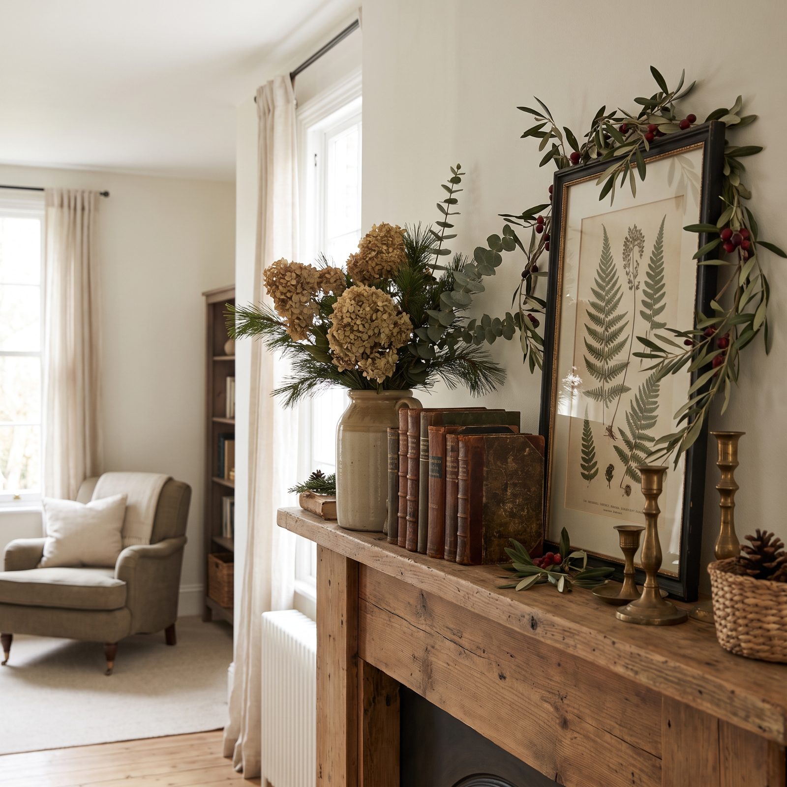 Everyday Objects Integrated With Seasonal Greenery