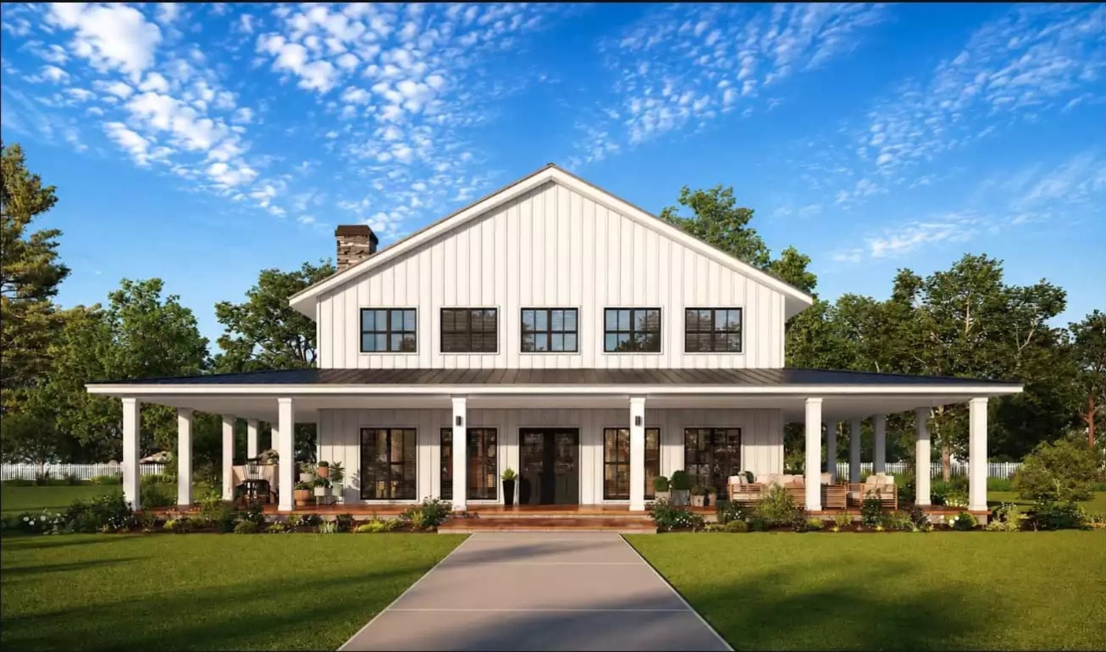 Faraday Heights 4-Bedroom Barndominium with Wraparound Porch Designed for Families Who Believe in Big Tables, Long Dinners, and Loud Laughter (Floor Plan)