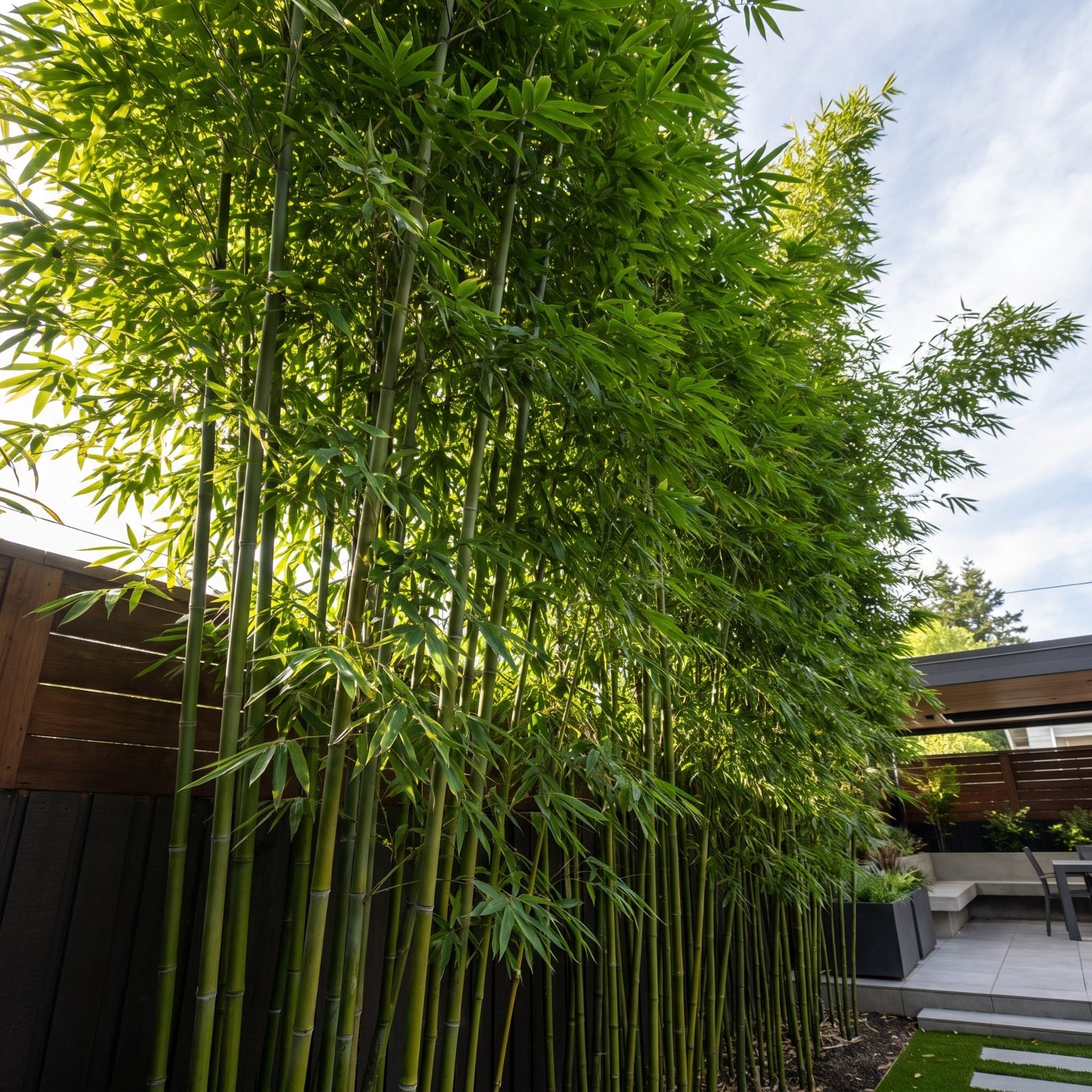 A Fast-Growing Clumping Bamboo Screen