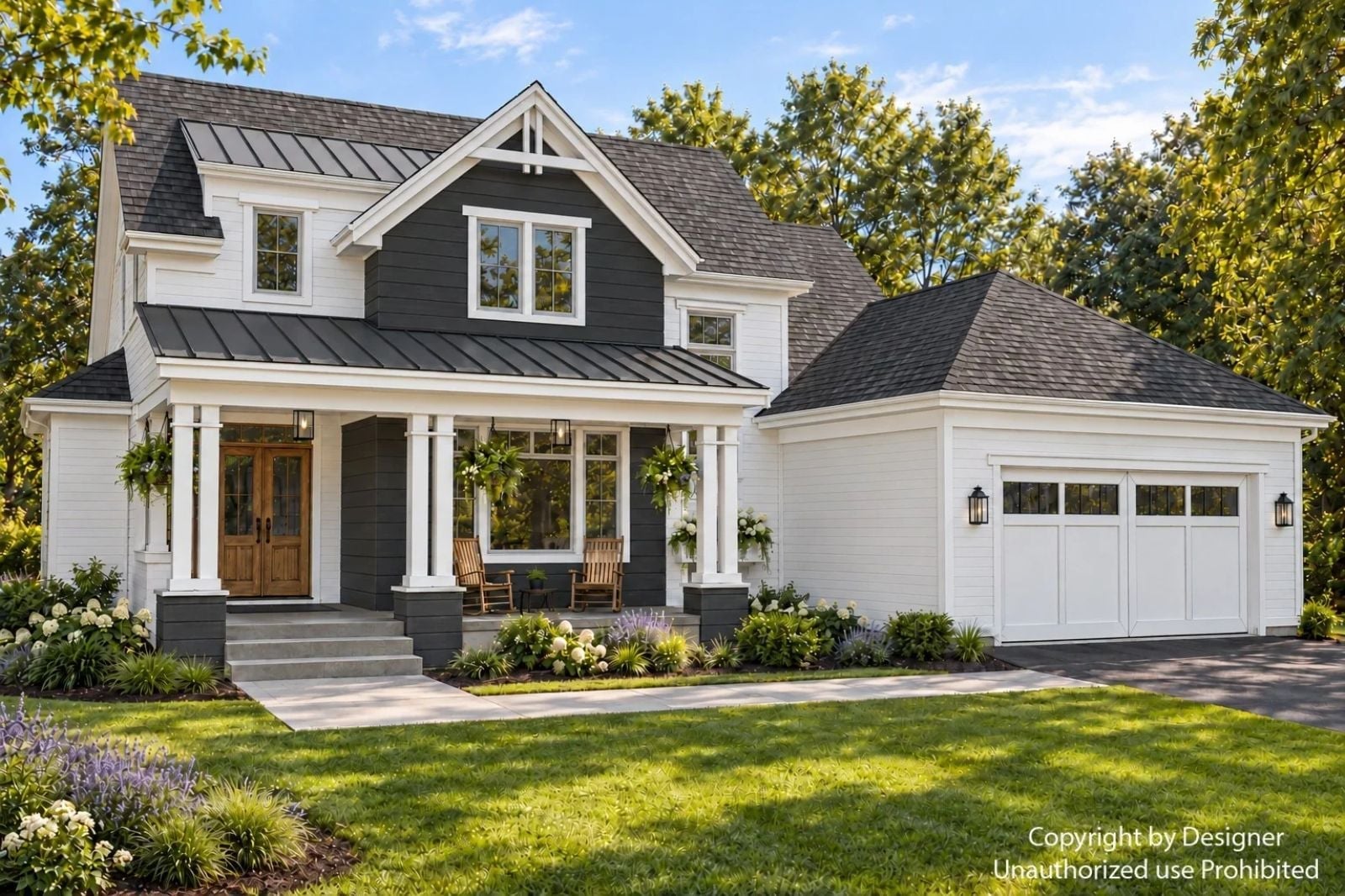 Ferncroft 4-Bedroom Farmhouse Layout with Upstairs Loft (2,894 Sq. Ft. Floor Plan)