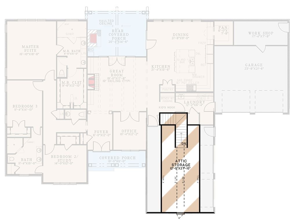 Floor Plan - Bonus Room
