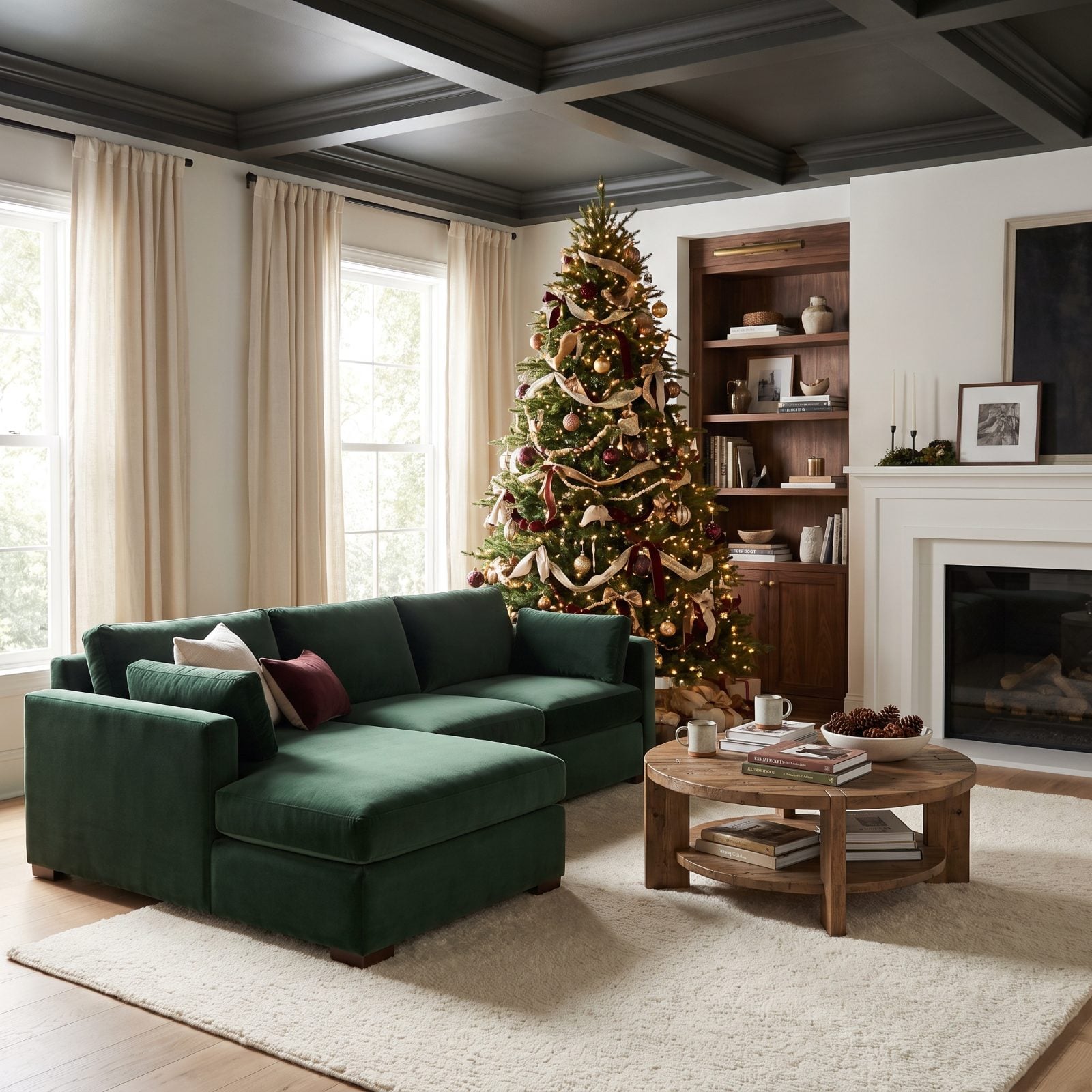 Filling the Open End of an L-Shaped Sectional