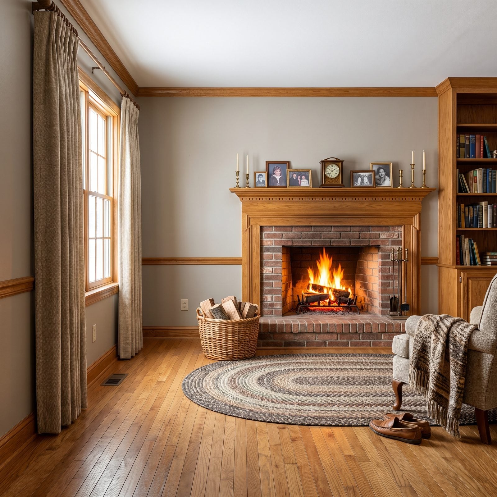 The Fireplace That Got Lit the First Cold Night