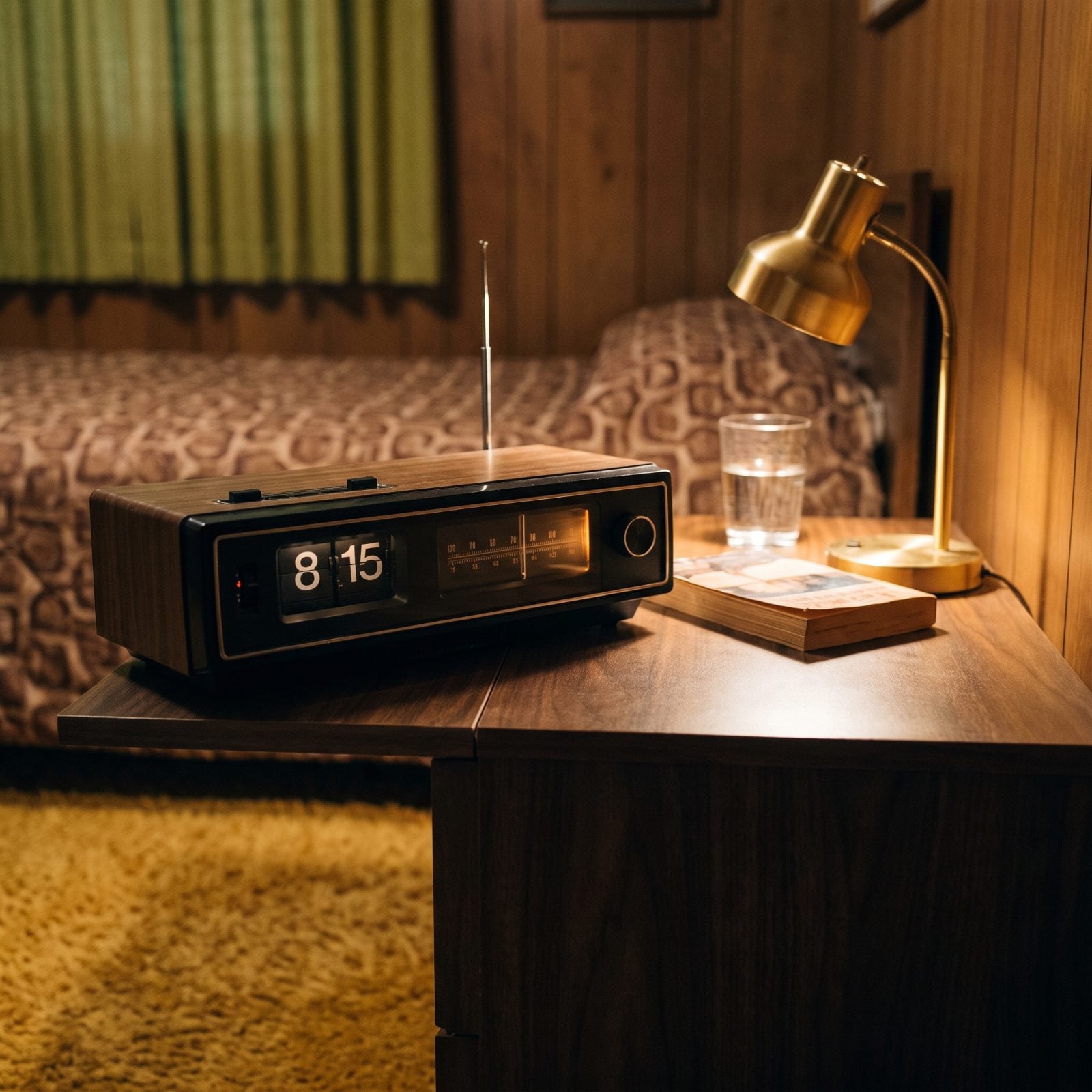 The Flip-Number Clock Radio Clacking Through the Night