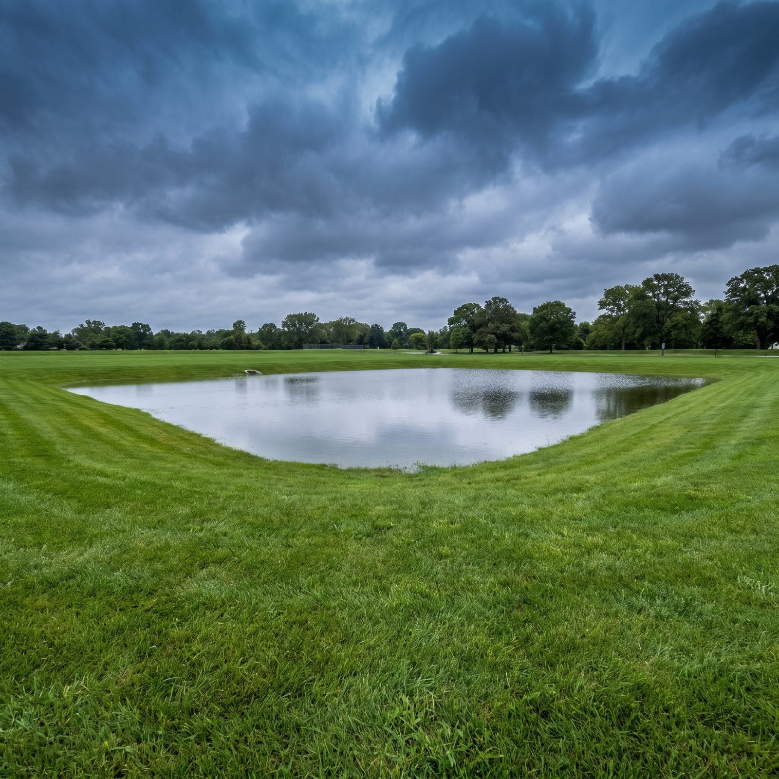 Floodable Lawns That Double as Stormwater Sponges
