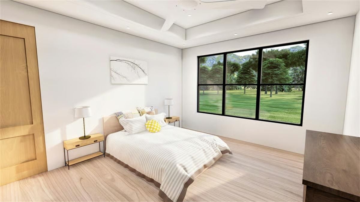 Coffered Ceiling, Farmhouse Bones, and a View Worth Waking Up For