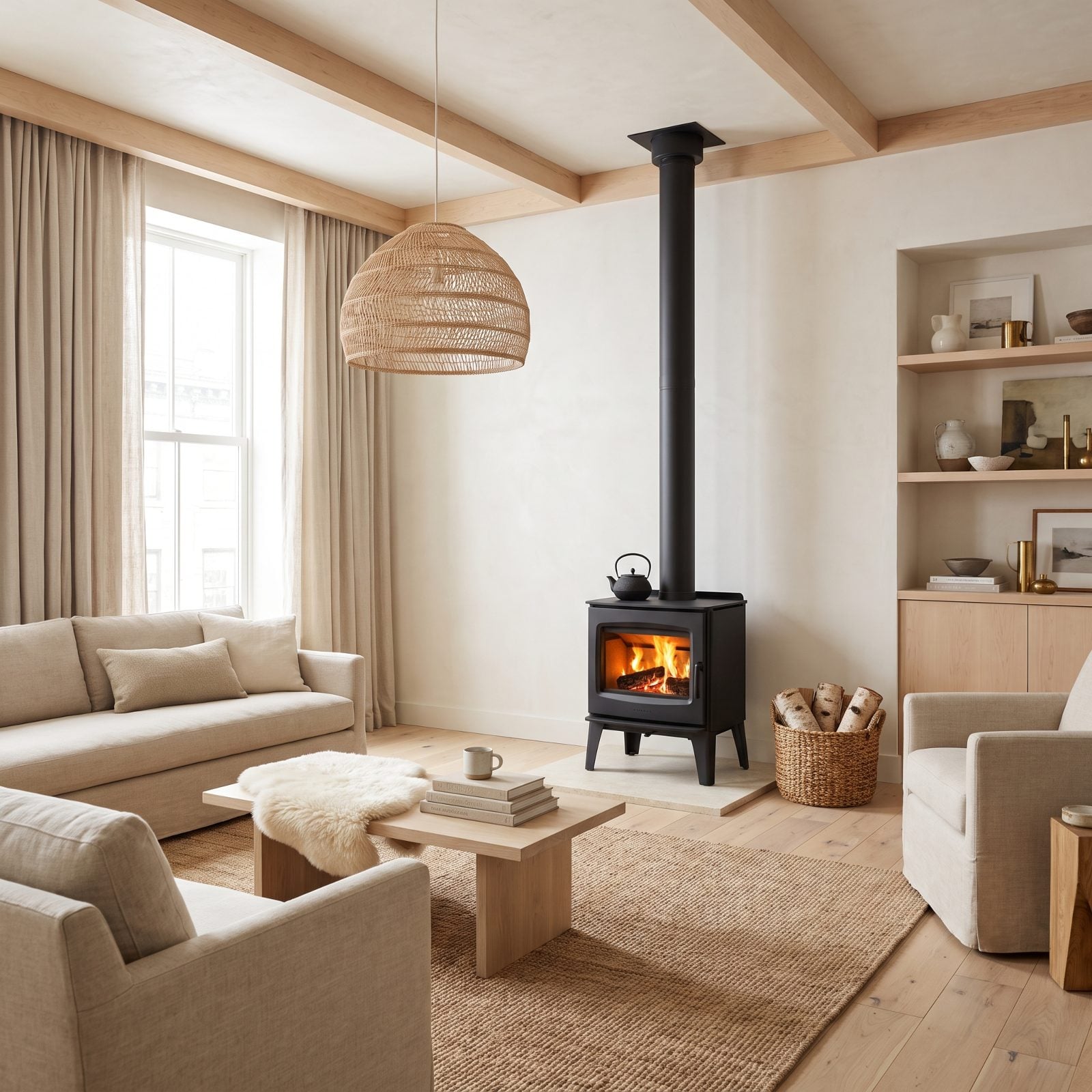 Freestanding Wood Stoves as the New Centerpiece